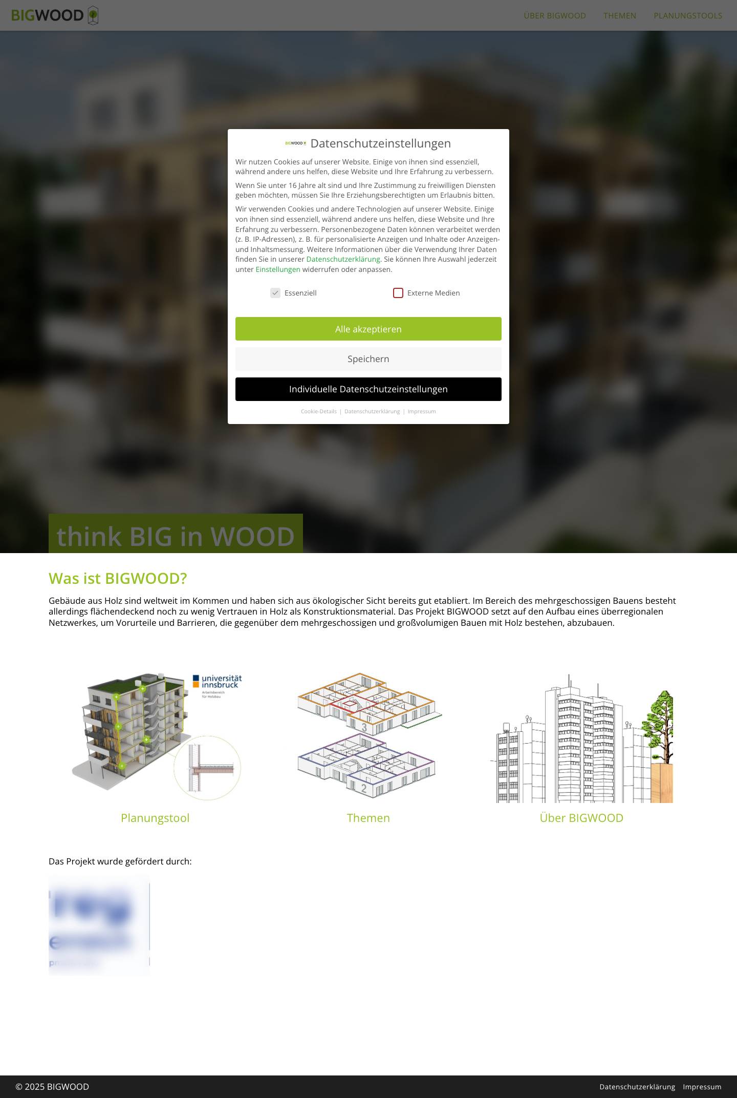 BIGWOOD – think BIG in WOOD - Full Screenshot