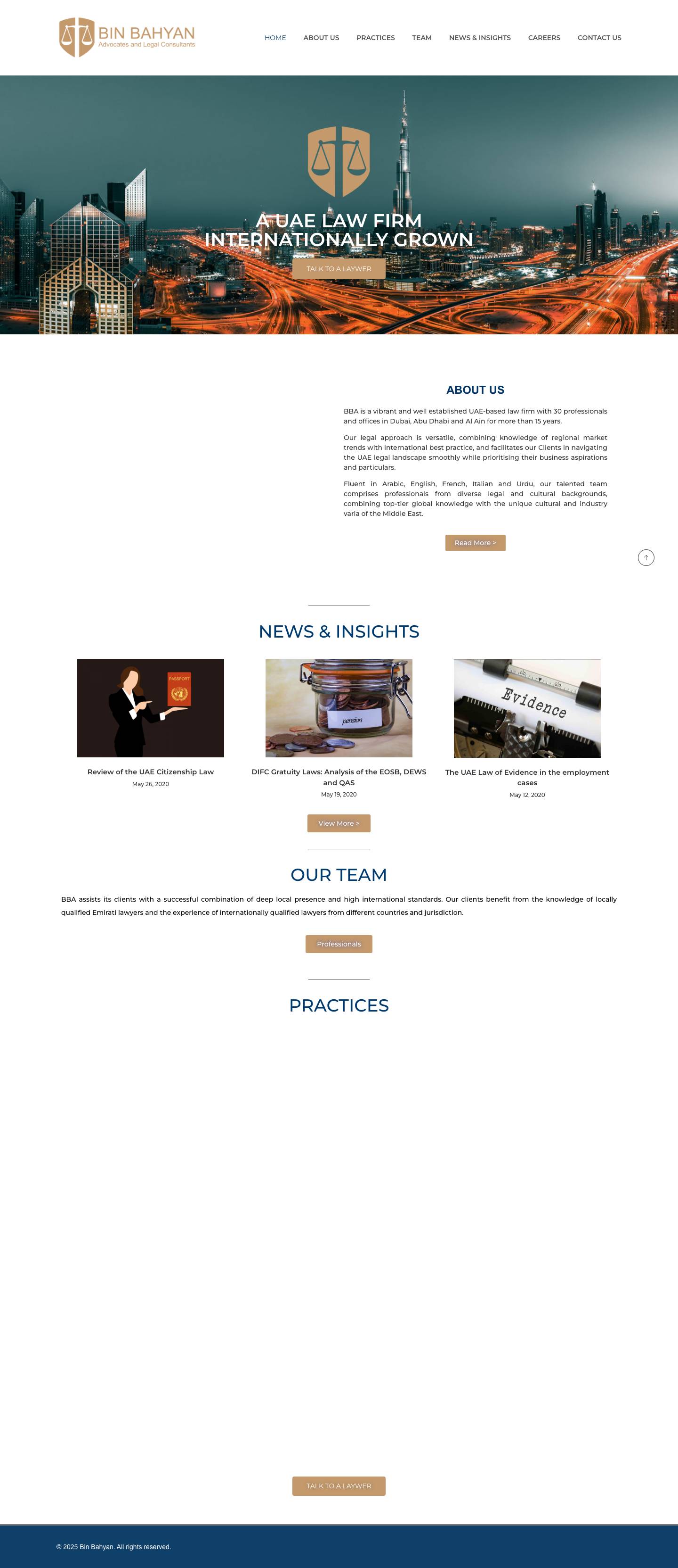 Home | Bin Bahyan - Full Screenshot