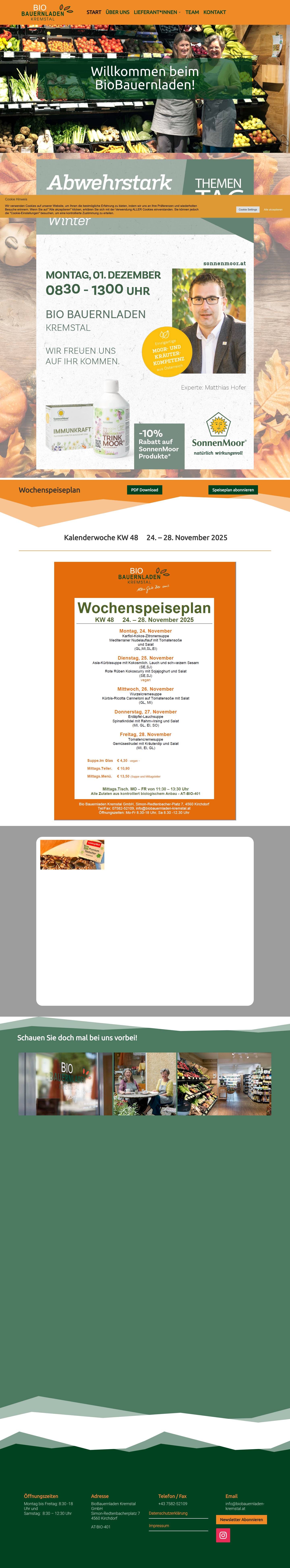 Biobauernladen Kremstal - Biobauernladen Kremstal - Full Screenshot