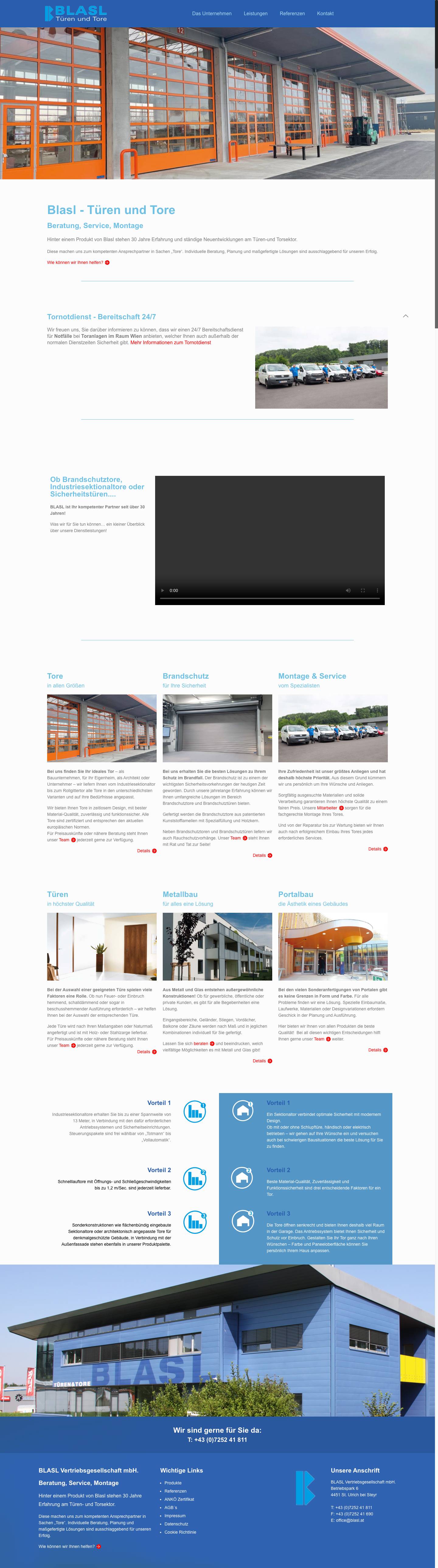 Blasl ▷ Türen und Tore - Full Screenshot