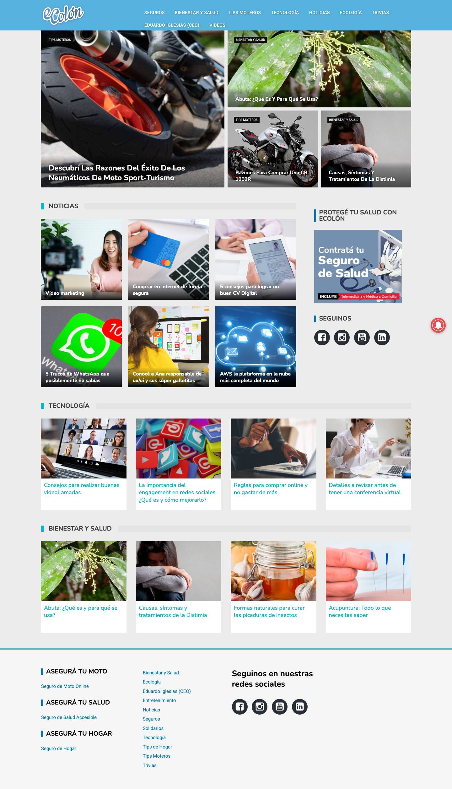 Blog eColón - Full Screenshot