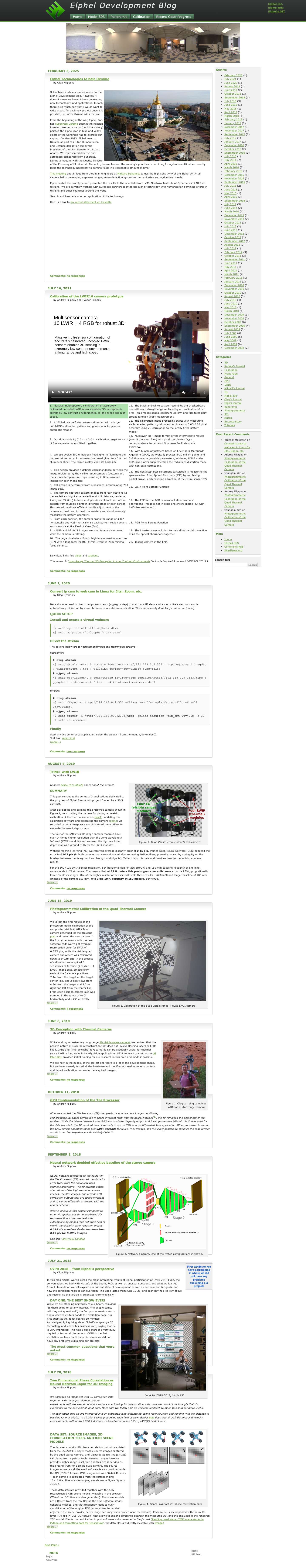 Elphel Development Blog - Full Screenshot