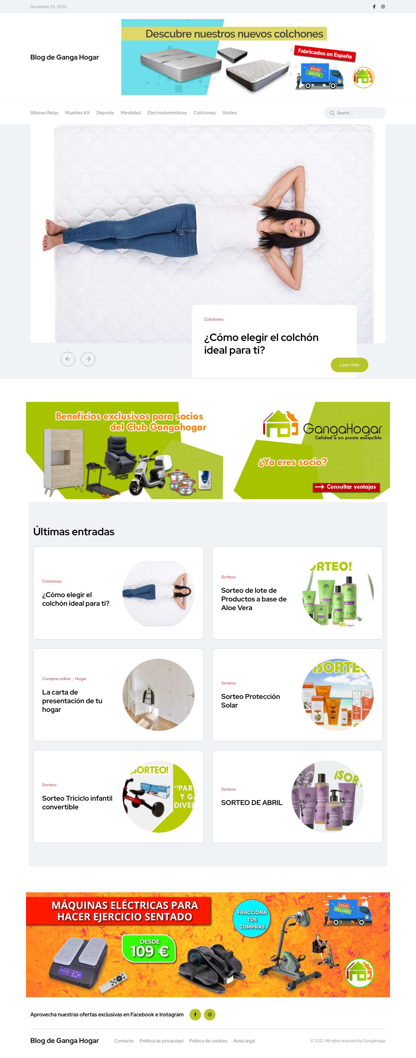 Blog Ganga Hogar - Blog de Ganga Hogar - Full Screenshot