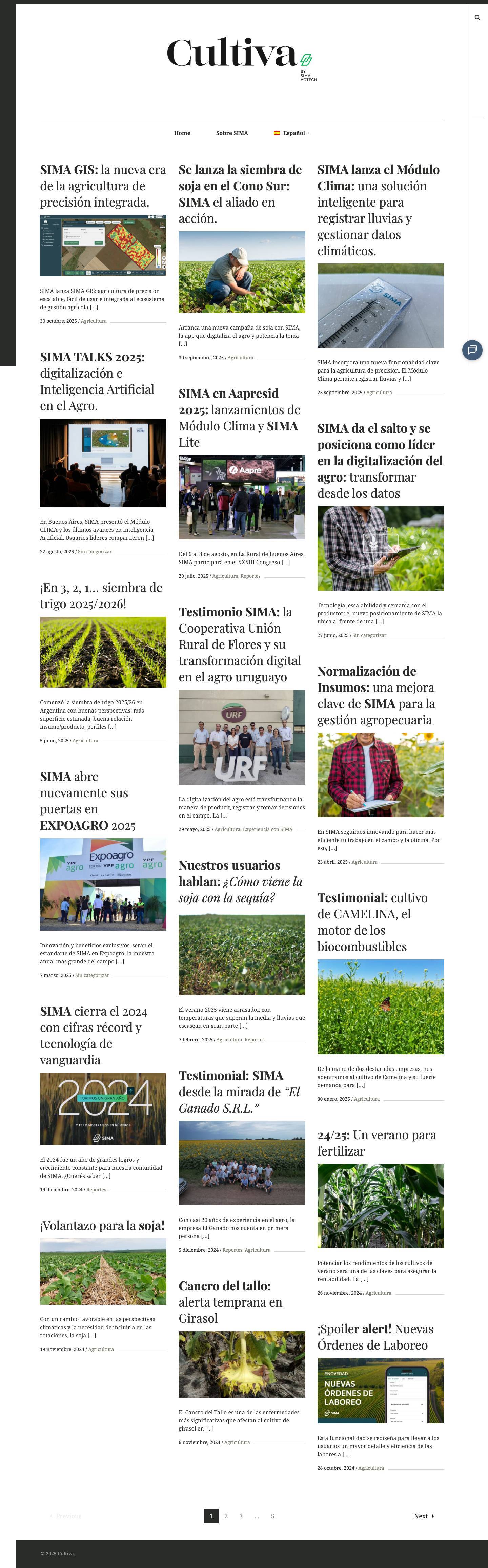 Cultiva - Un campo de información - Full Screenshot
