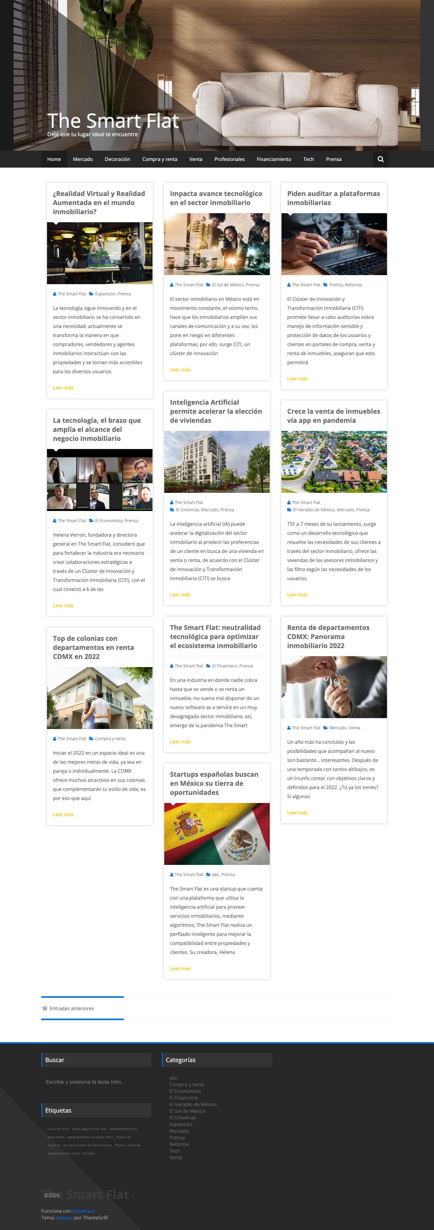 The Smart Flat - Deja que tu lugar ideal te encuentre - Full Screenshot