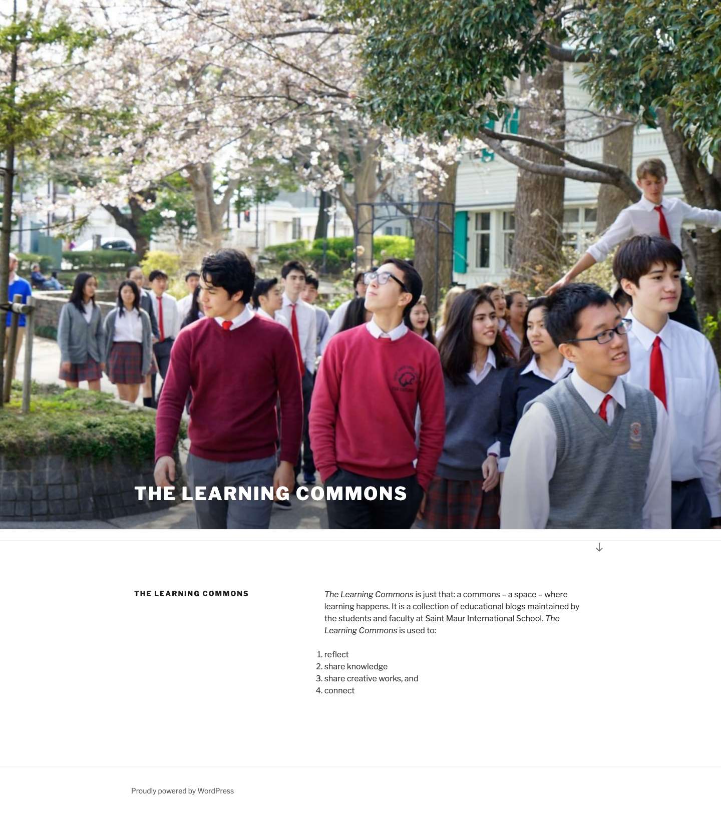 The Learning Commons - Full Screenshot