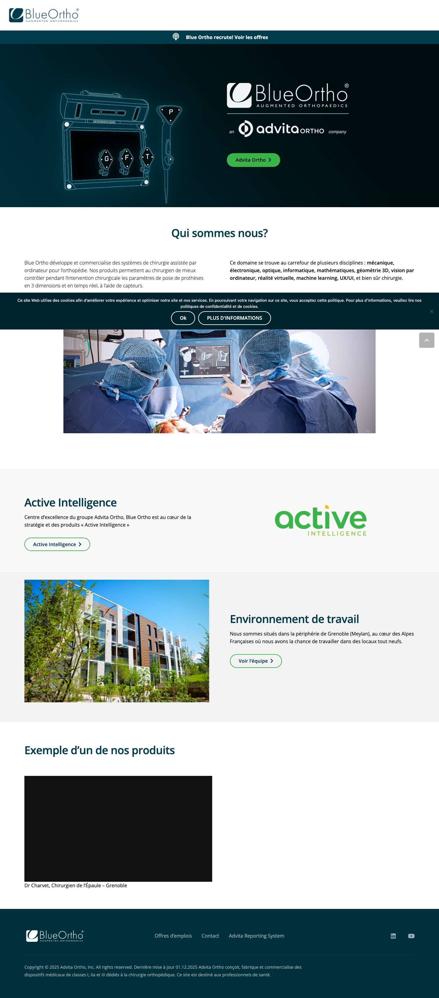 Blue Ortho | Augmented Orthopedics - Full Screenshot