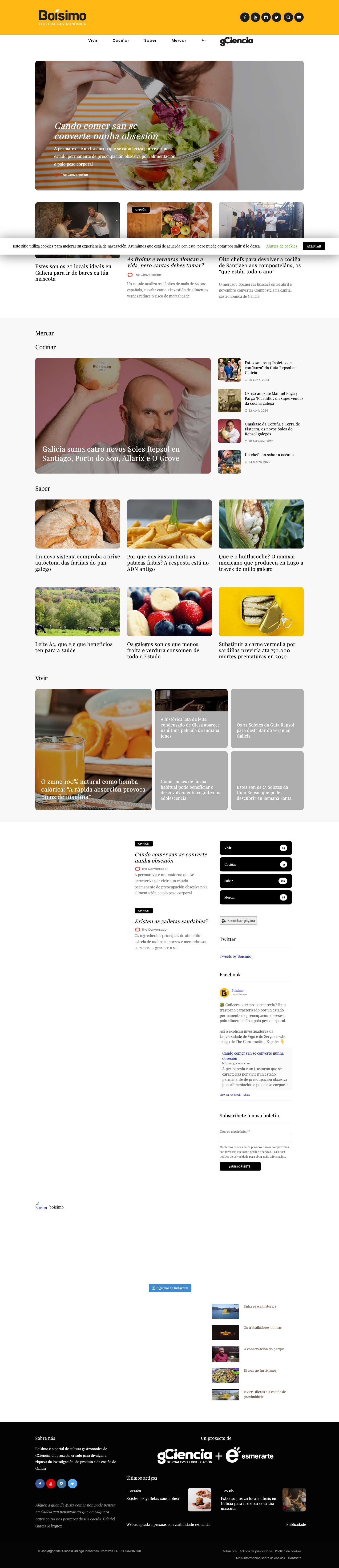 Boísimo. Cultura Gastronómica - Full Screenshot