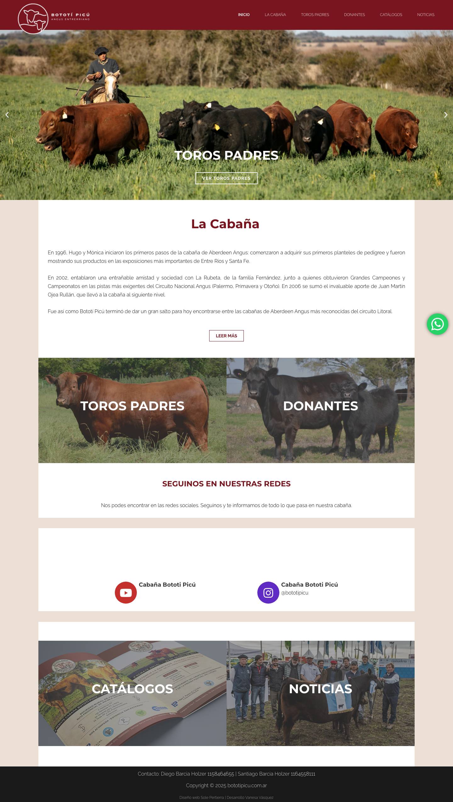 Home - bototipicu.com.ar - Full Screenshot