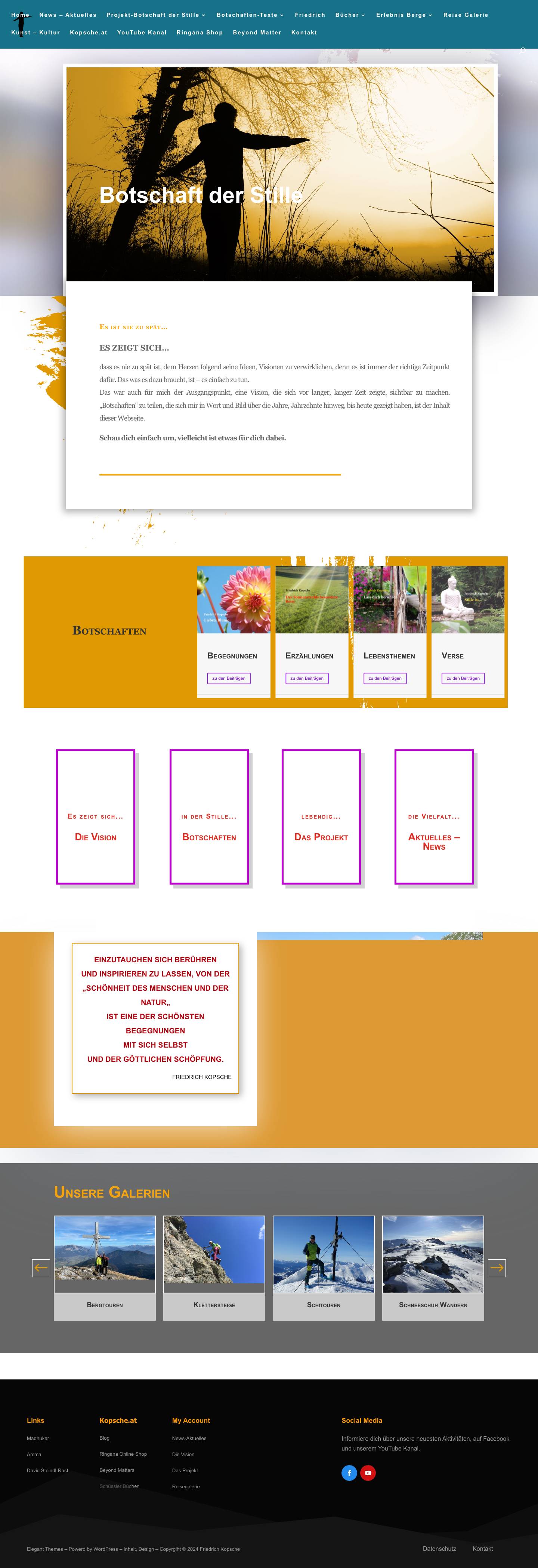 Home - Botschaftderstille.at - Full Screenshot