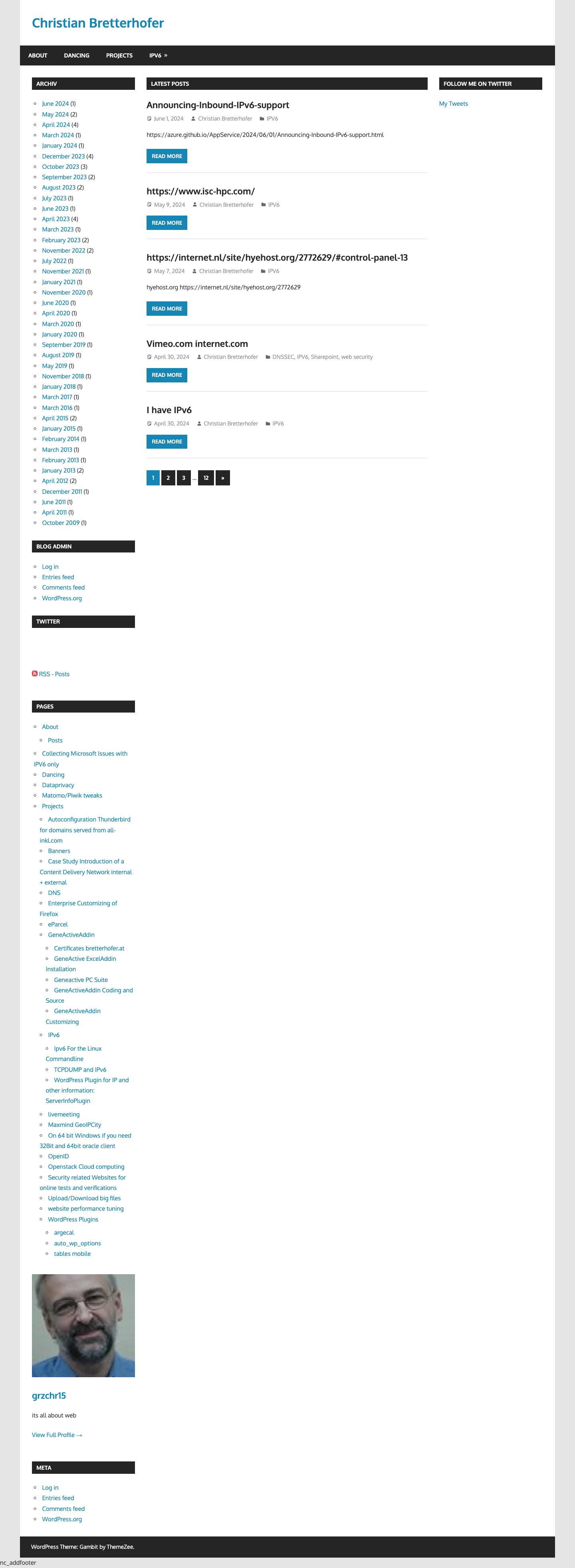 Christian Bretterhofer – Playground, Testbed and some usefull - Full Screenshot