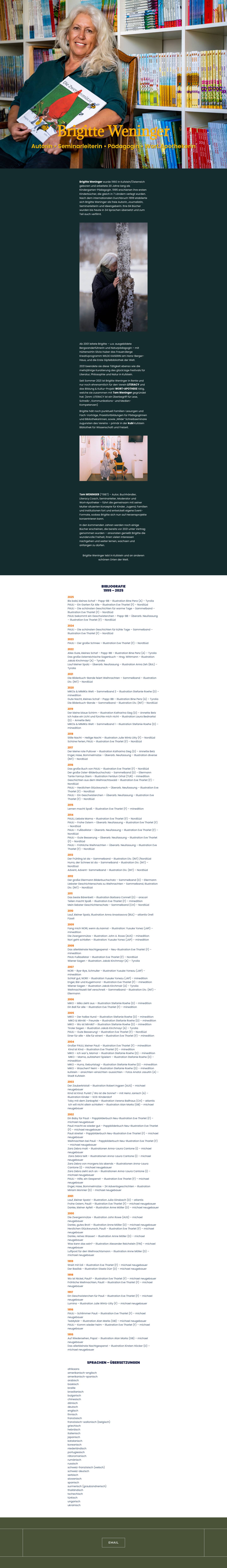 Home - Brigitte Weninger - Full Screenshot