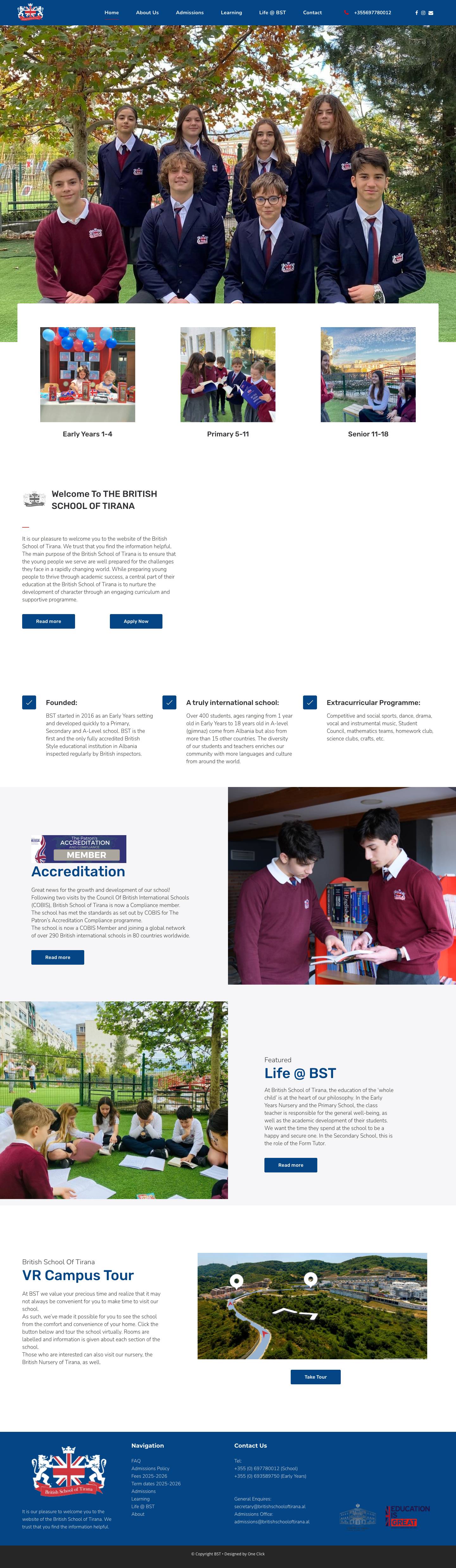 BST | Home - Full Screenshot