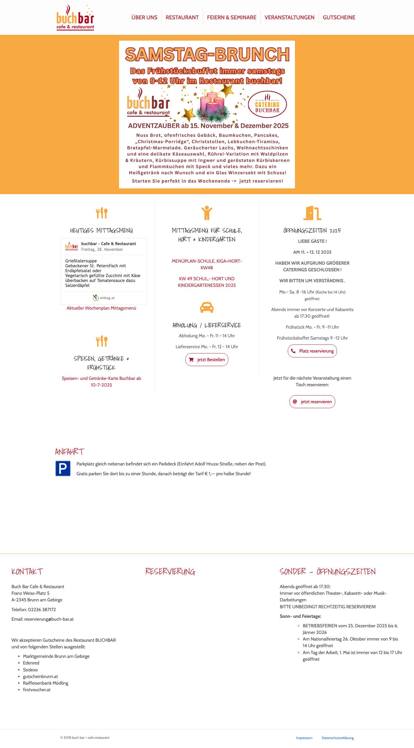 buch bar – cafe restaurant - Full Screenshot