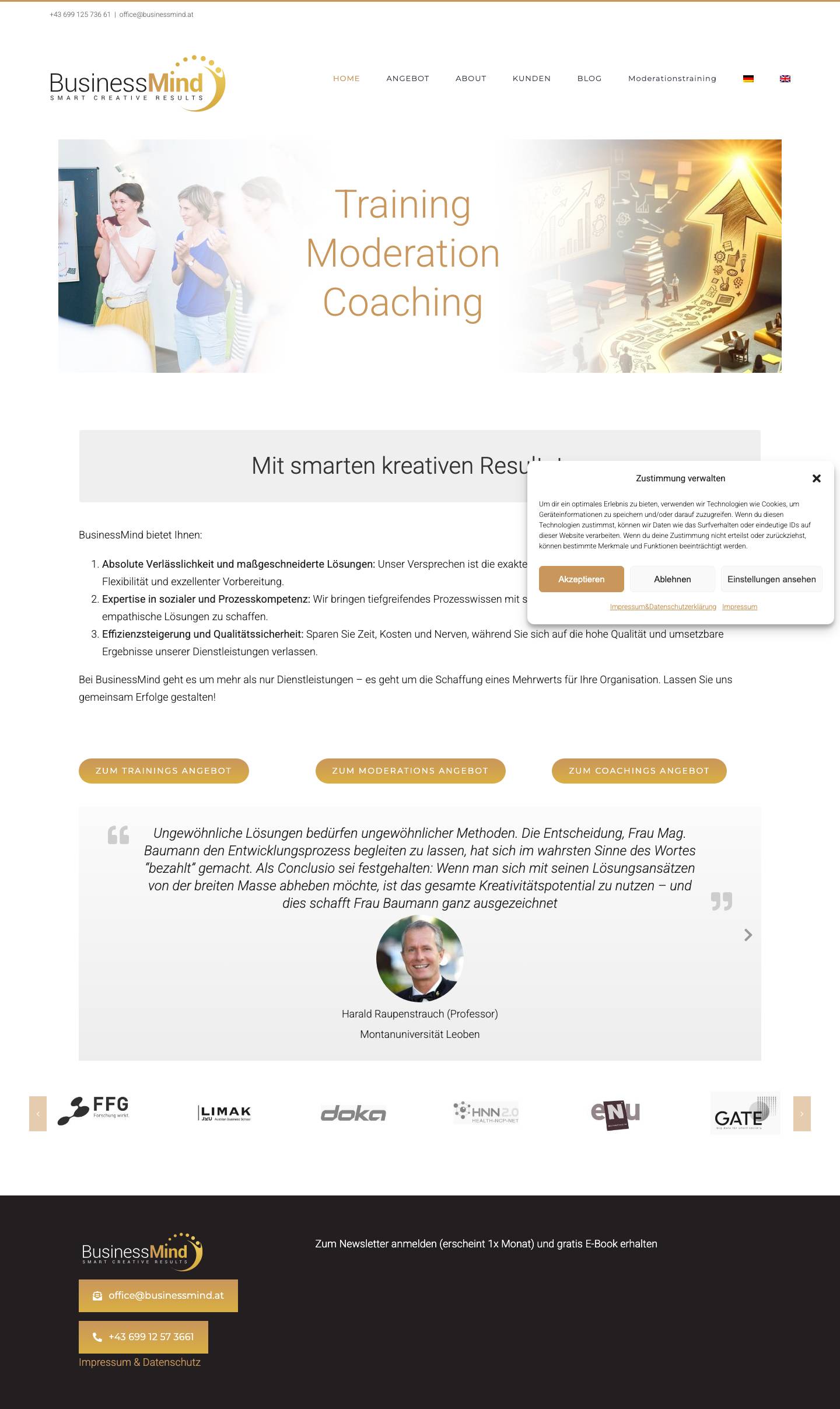 HOME - Businessmind - Full Screenshot
