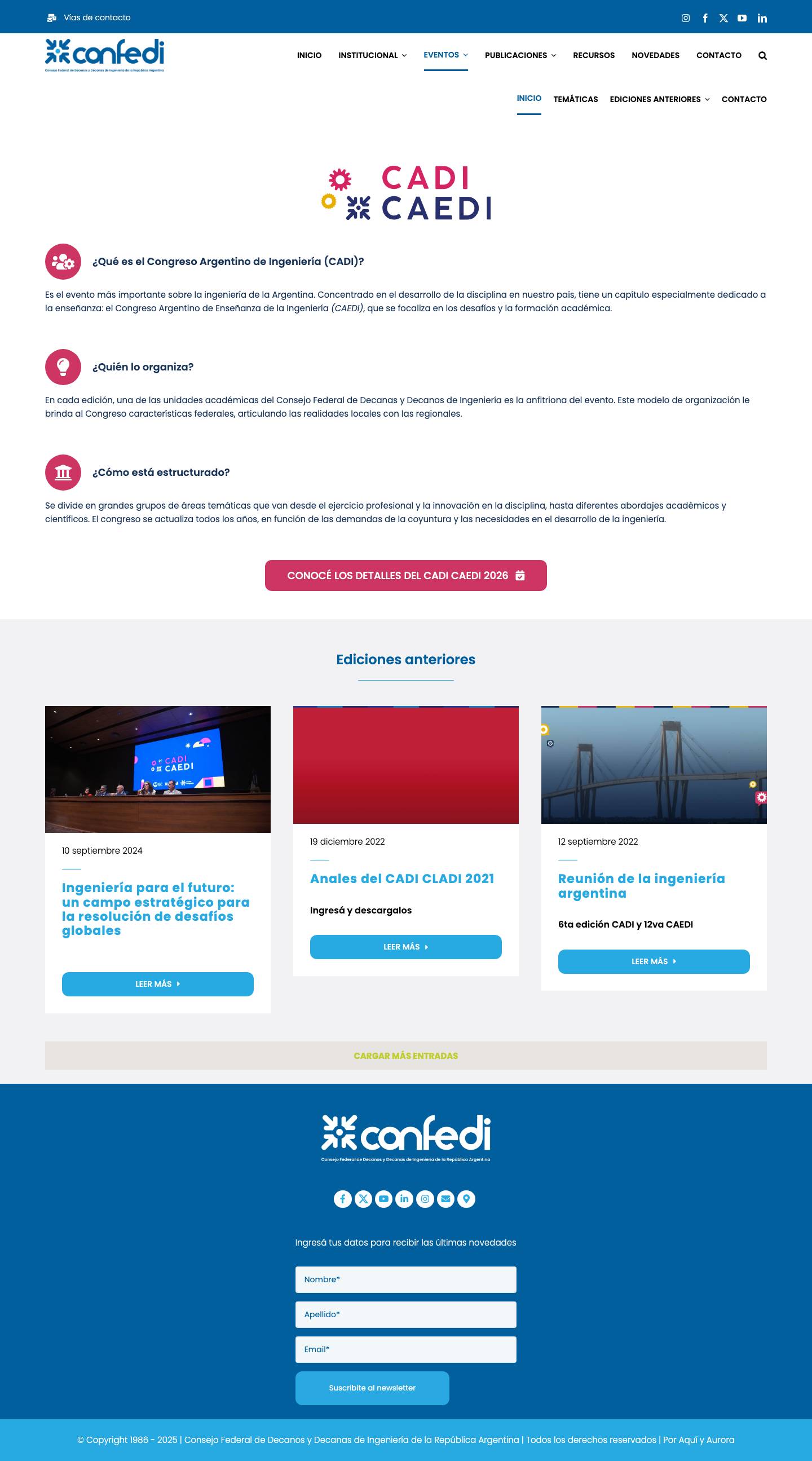 CADI-CAEDI – CONFEDI - Full Screenshot