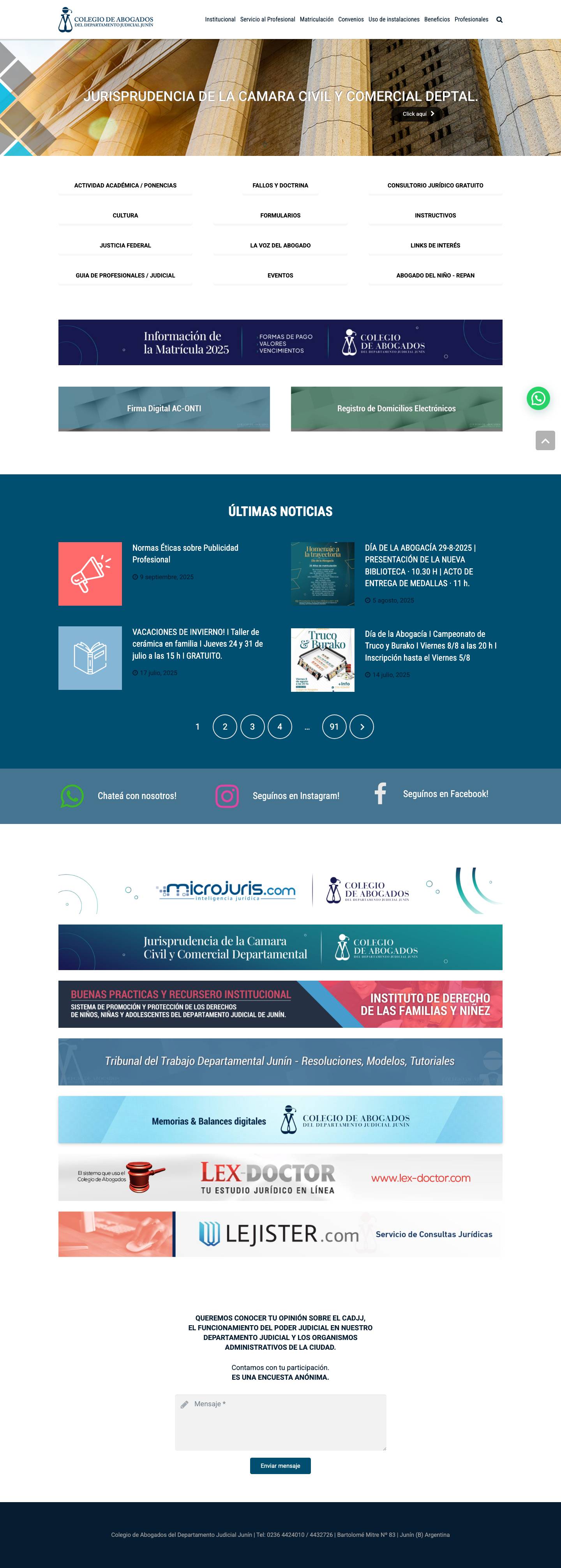 Colegio de Abogados - Full Screenshot