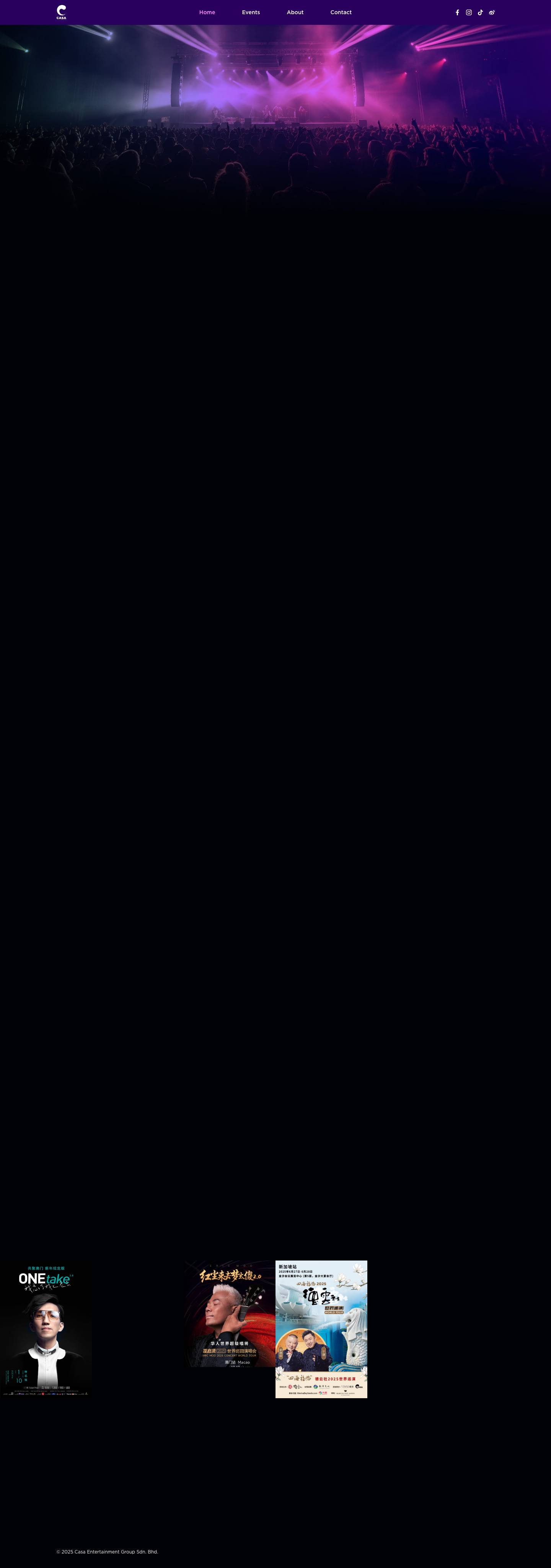 Home - Casa Entertainment - Full Screenshot