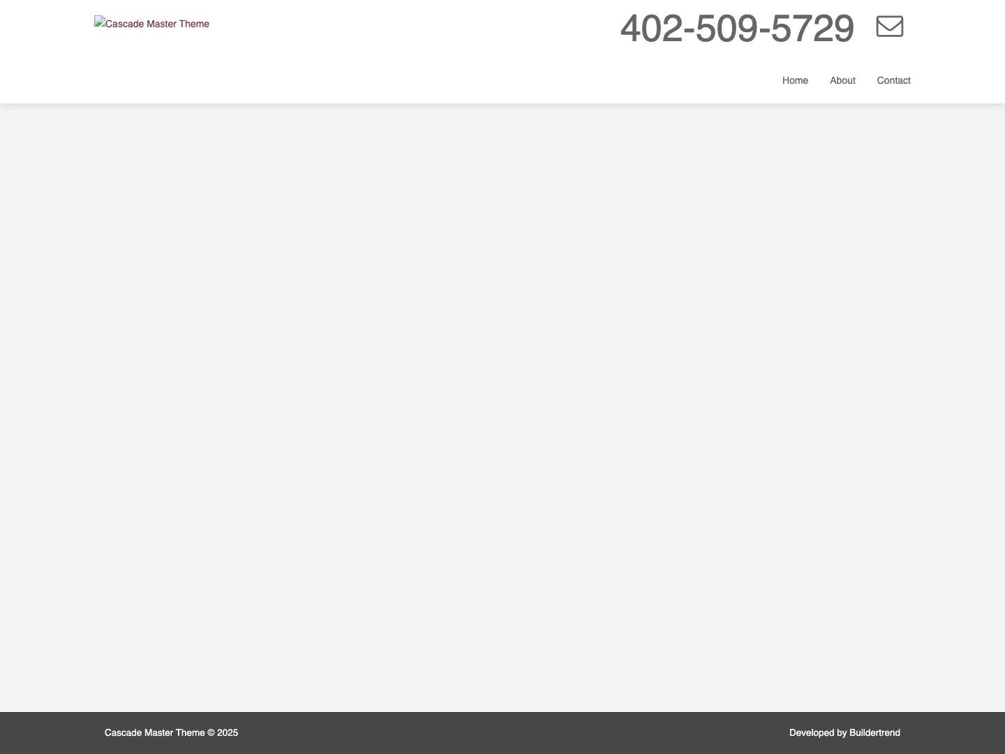Cascade Master Theme - Full Screenshot