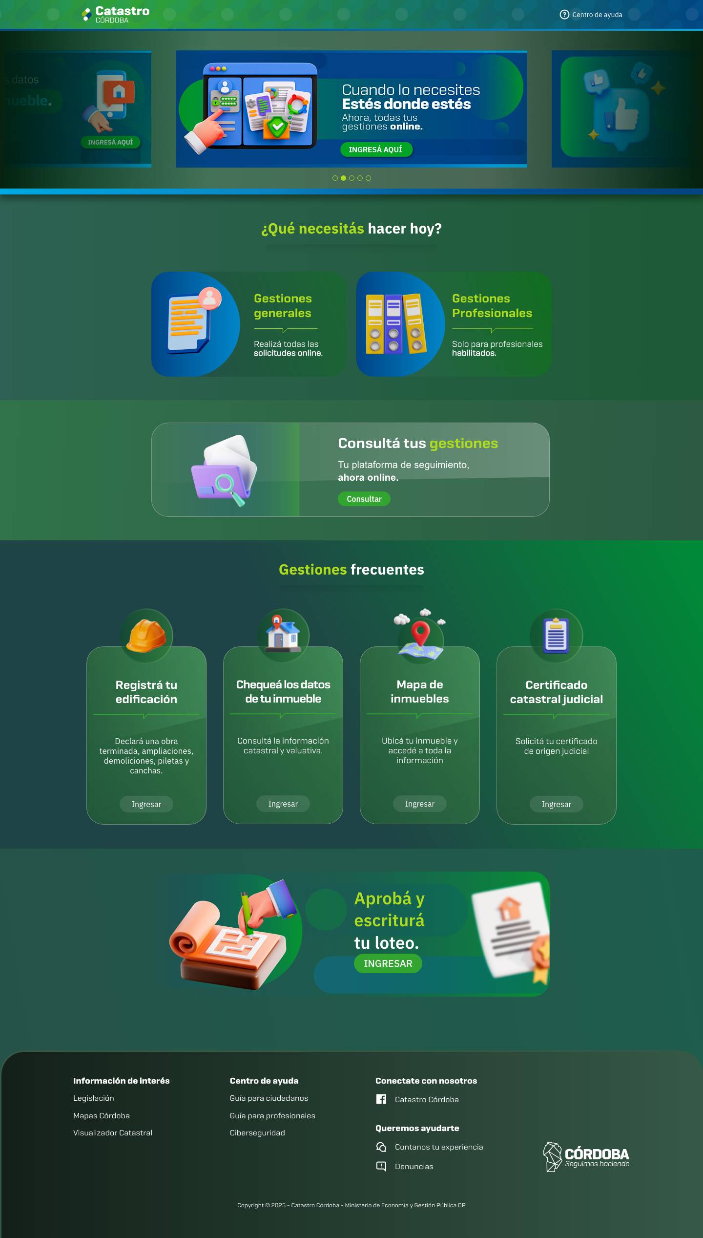 Catastro Córdoba - Catastro Córdoba - Full Screenshot