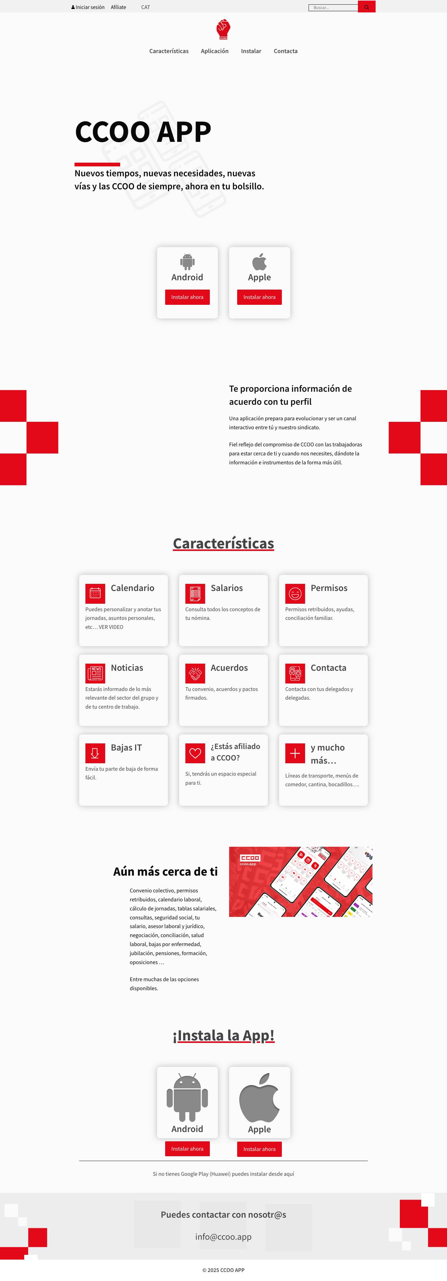 CCOO App - CCOO App - Full Screenshot