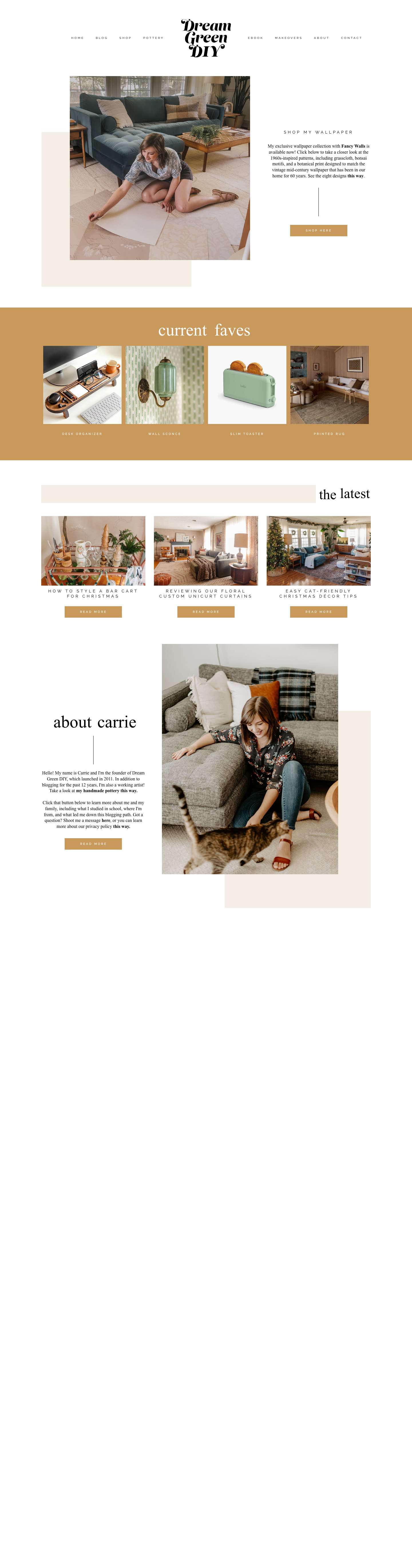 Home - Dream Green DIY - Full Screenshot