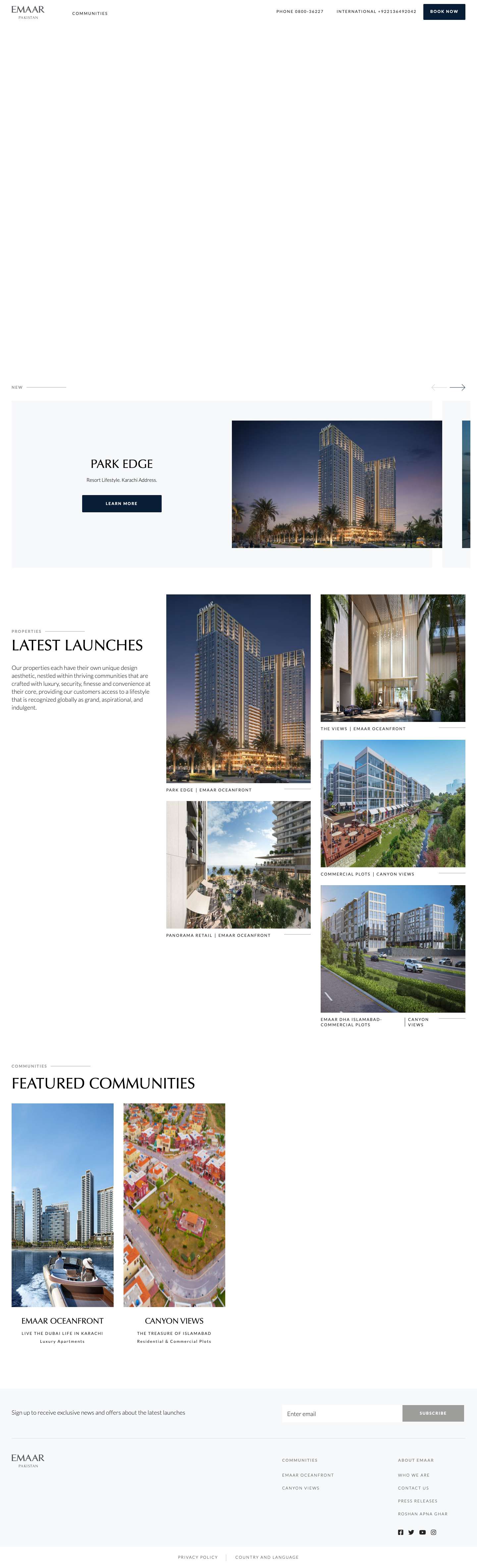 Emaar Pakistan - Full Screenshot
