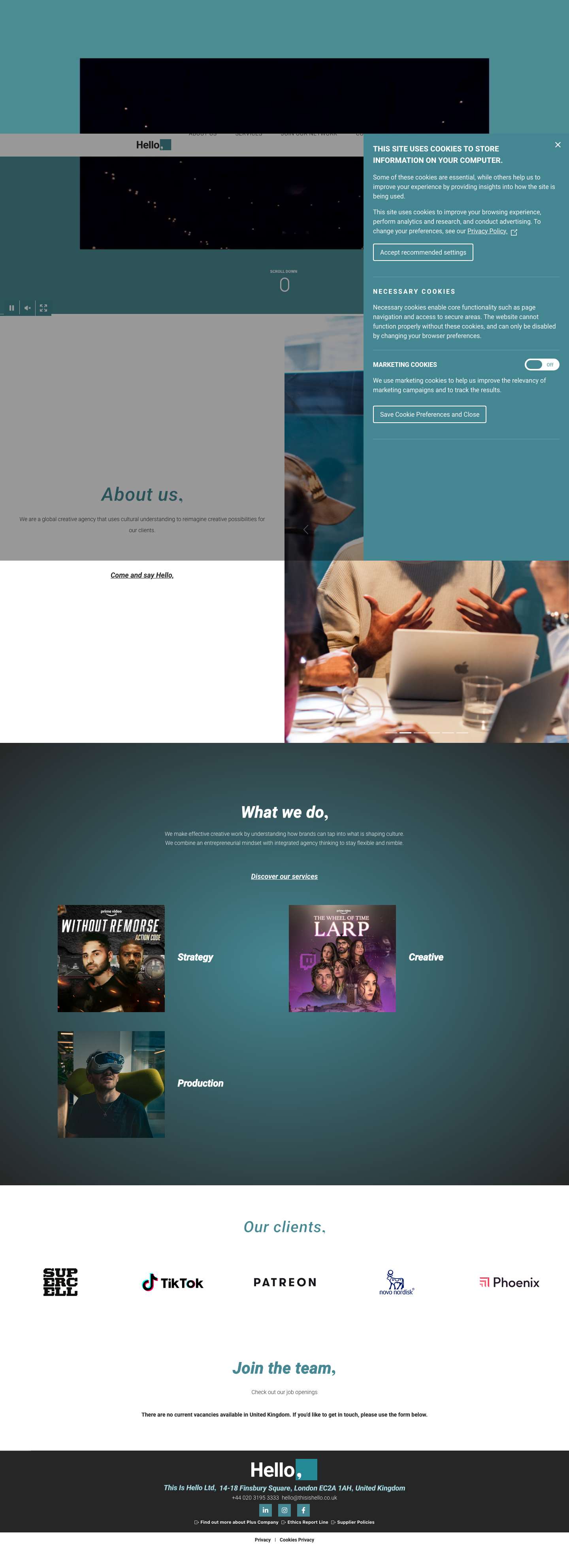 Home - Hello UK - Full Screenshot