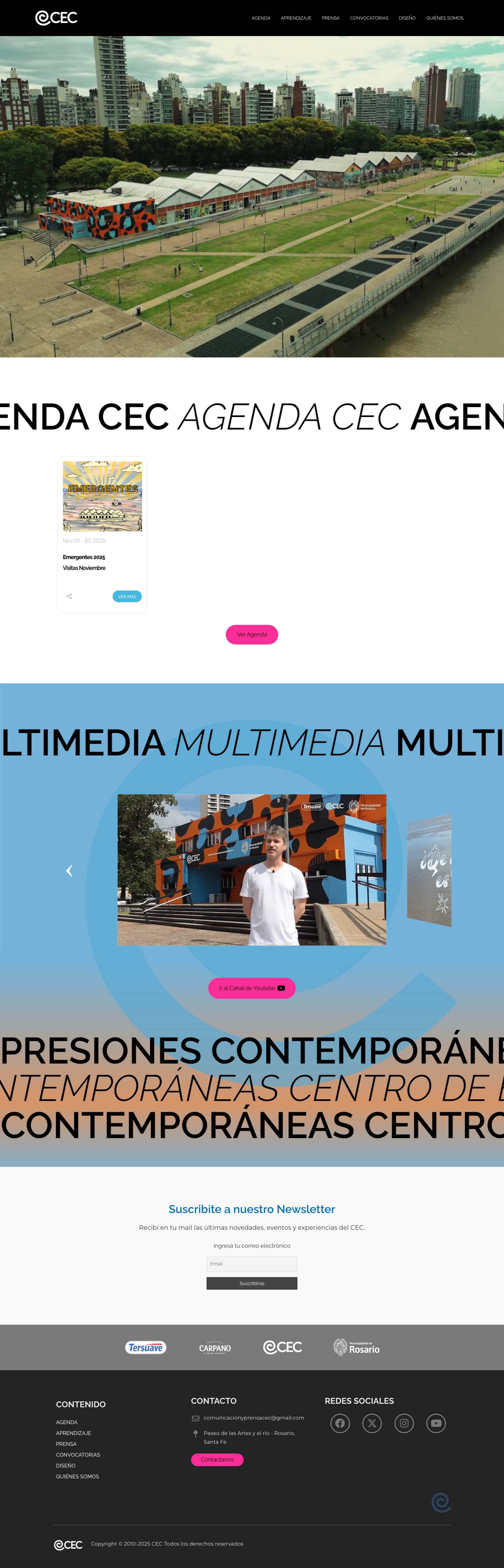 CEC - Centro de Expresiones Contemporáneas - Full Screenshot