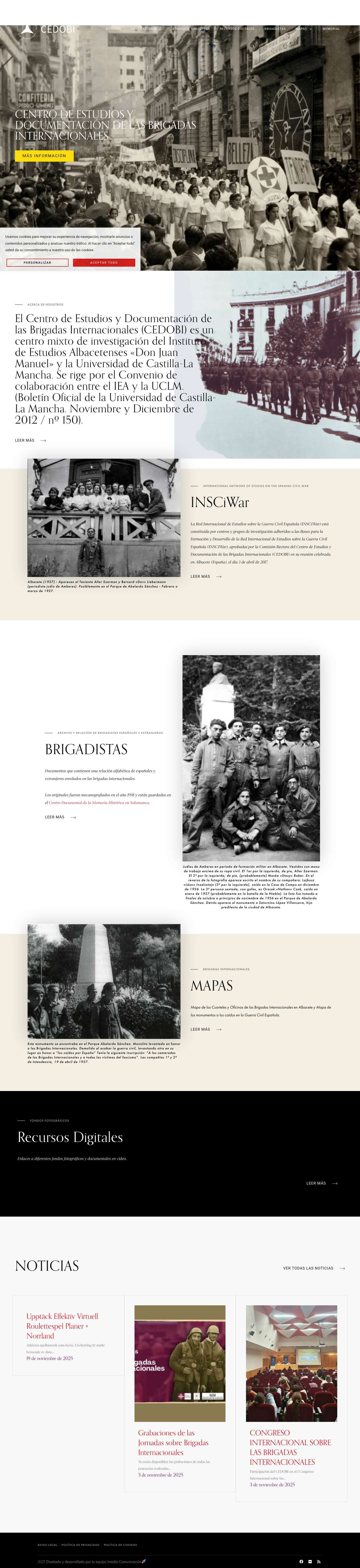 Inicio - CEDOBI - Full Screenshot