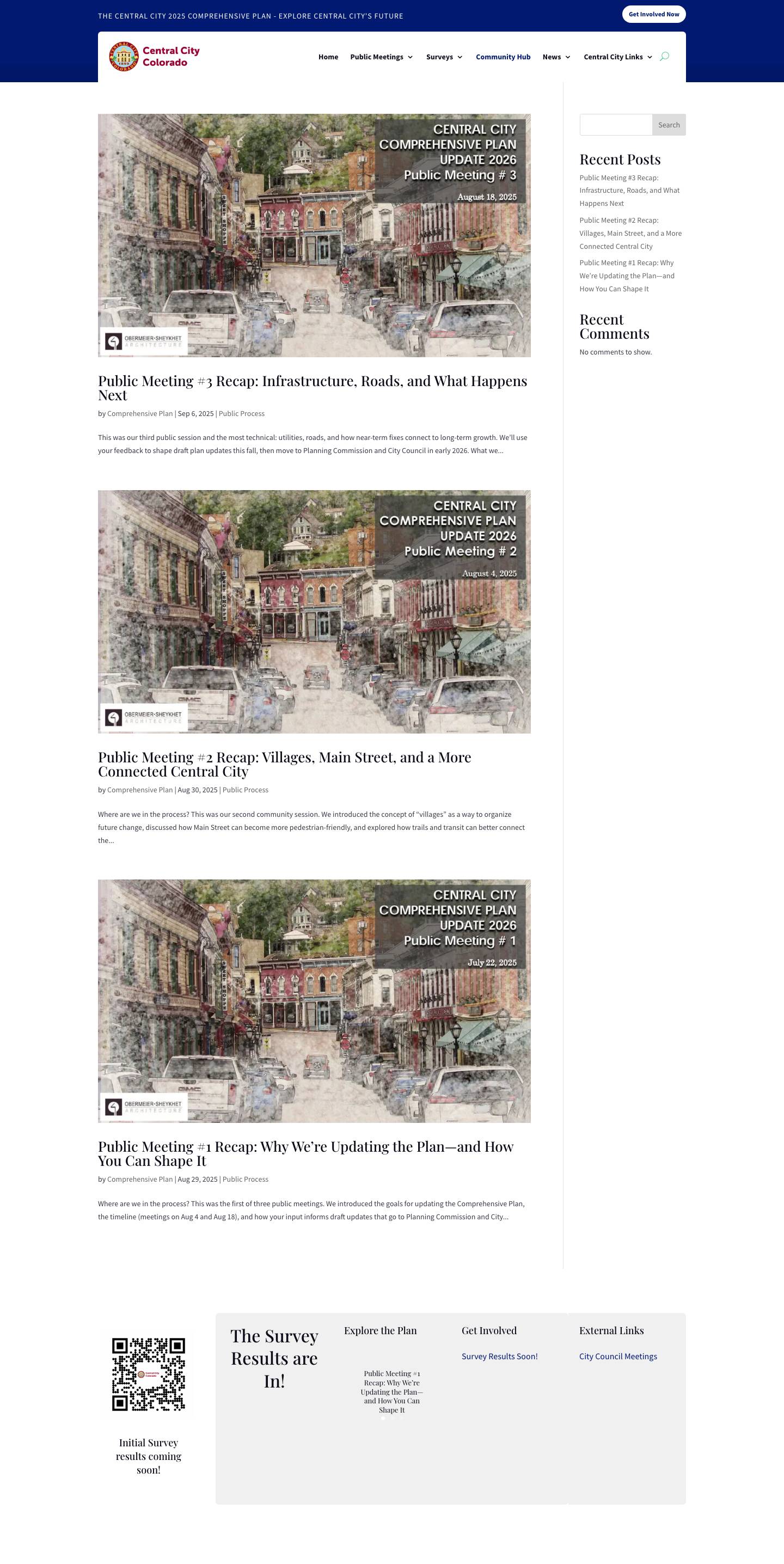 2025 Central City Comprehensive Plan - Full Screenshot