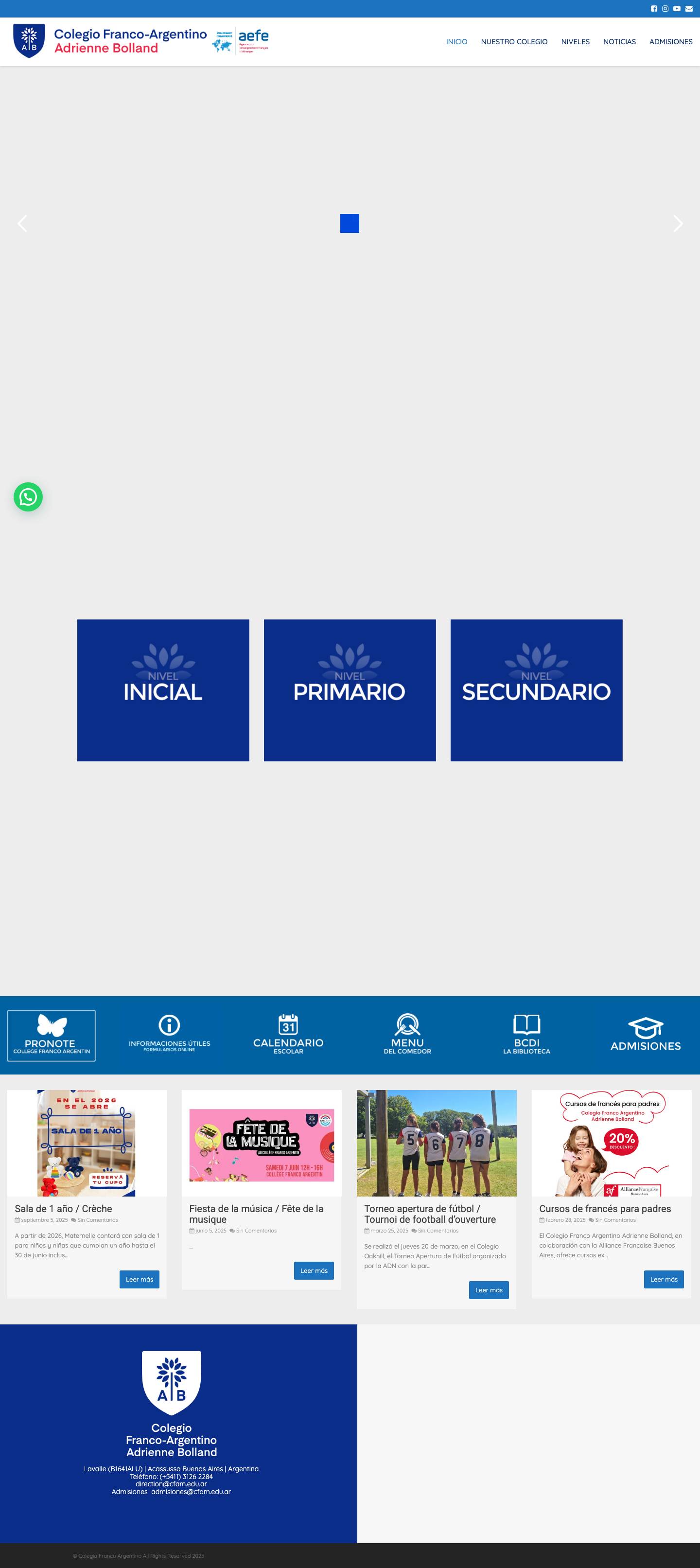 Colegio Franco Argentino – Colegio Franco Argentino - Full Screenshot