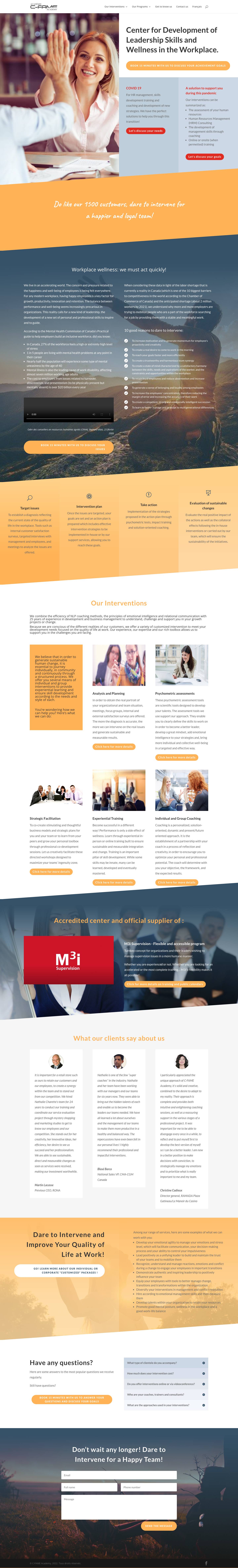 C-FAME Academy | - Full Screenshot