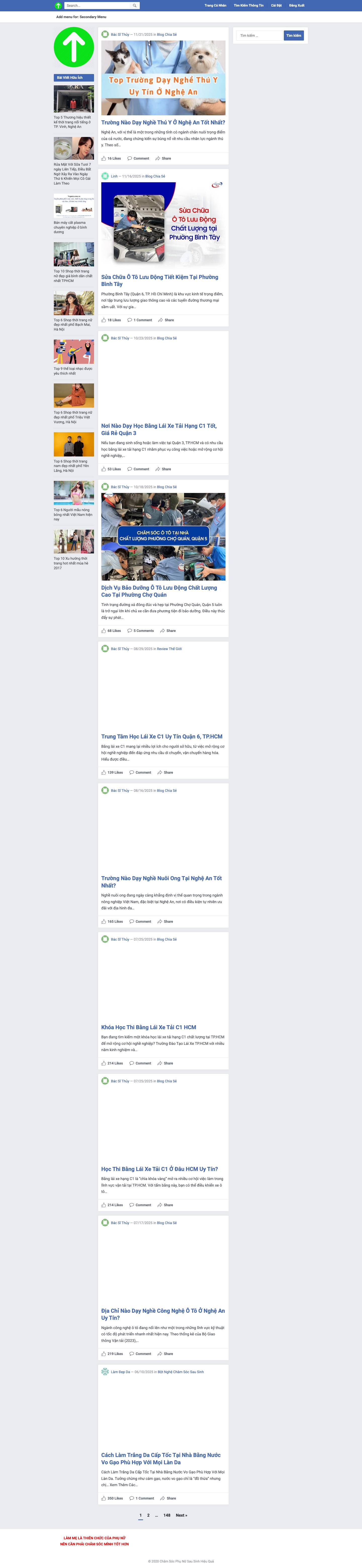 Kiến Thức Chăm Sóc Phụ Nữ Sau Sinh Hiệu Quả Nhất - Full Screenshot