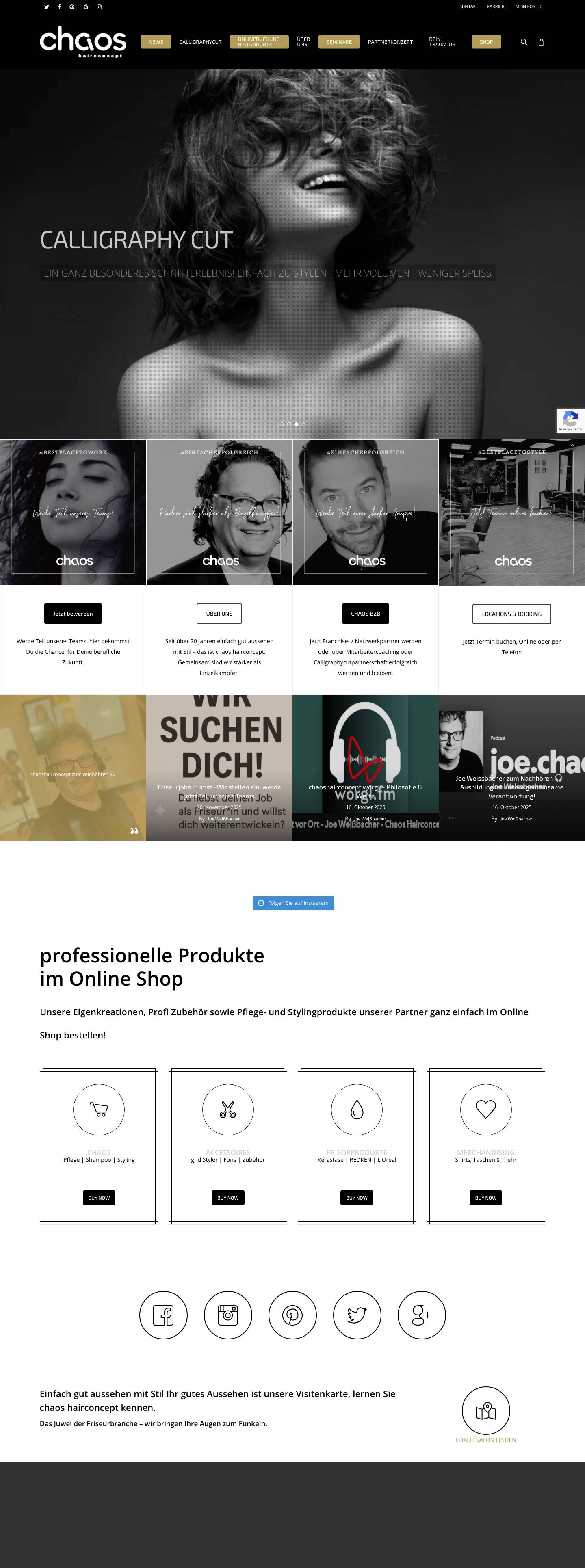 HOME | chaos.at - Full Screenshot