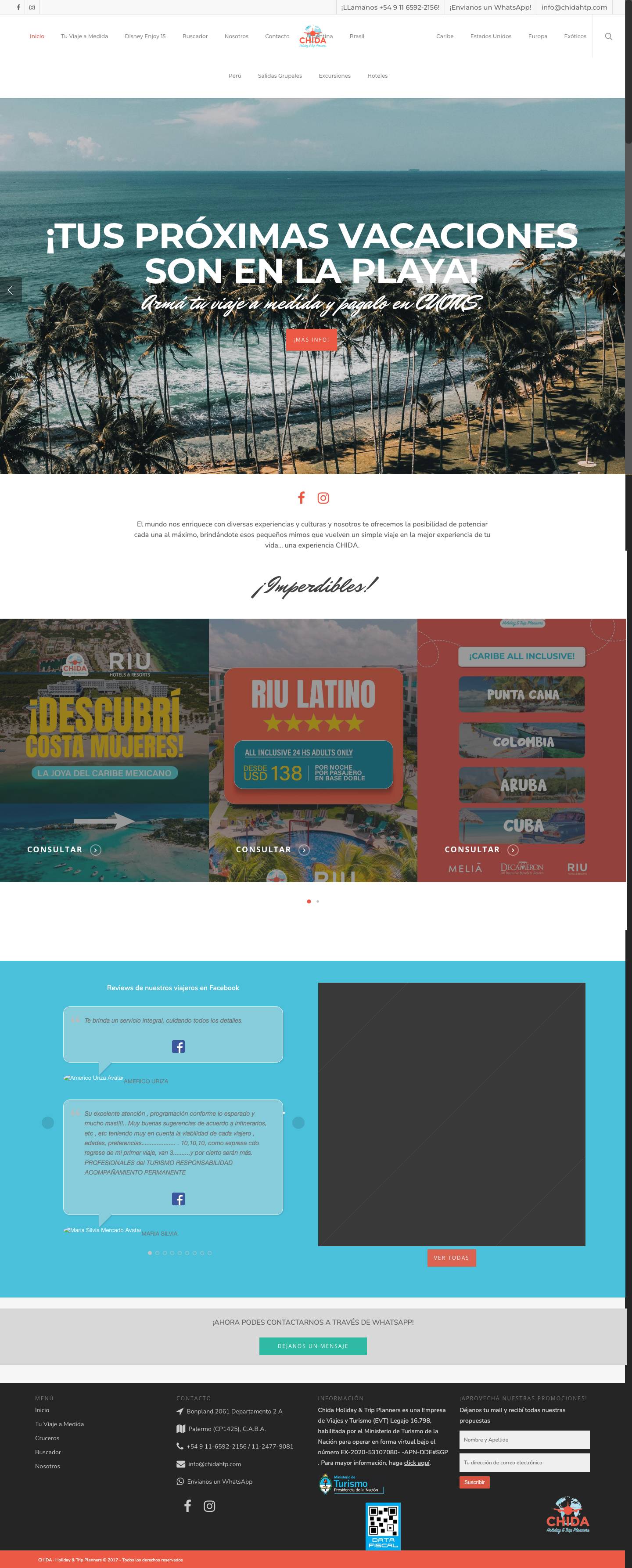 Chida · Holiday & Trip Planners • CHIDA - Full Screenshot