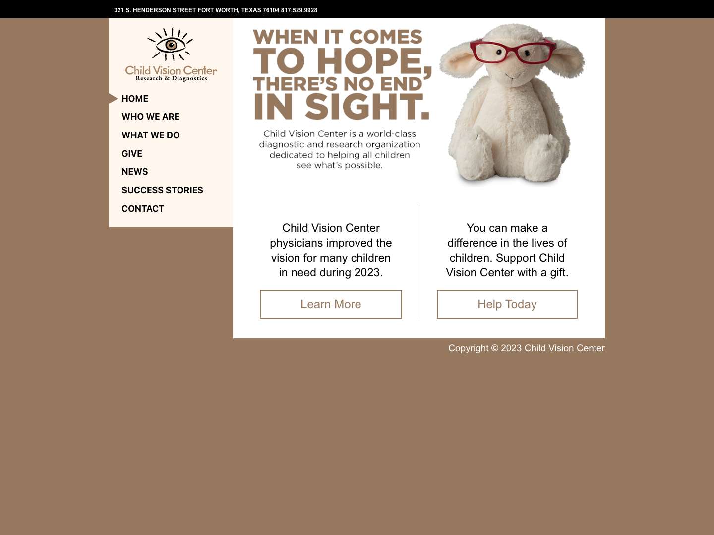 Child Vision Center – Child Vision Center - Full Screenshot