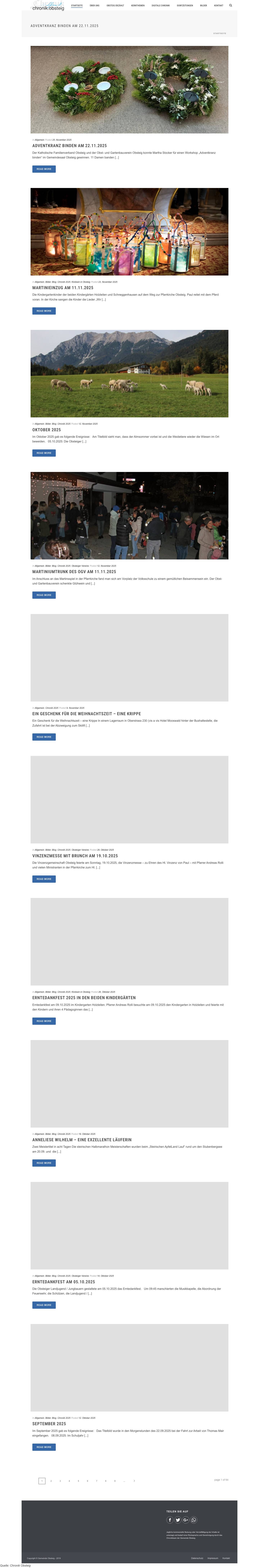 Chronik Obsteig - - Full Screenshot