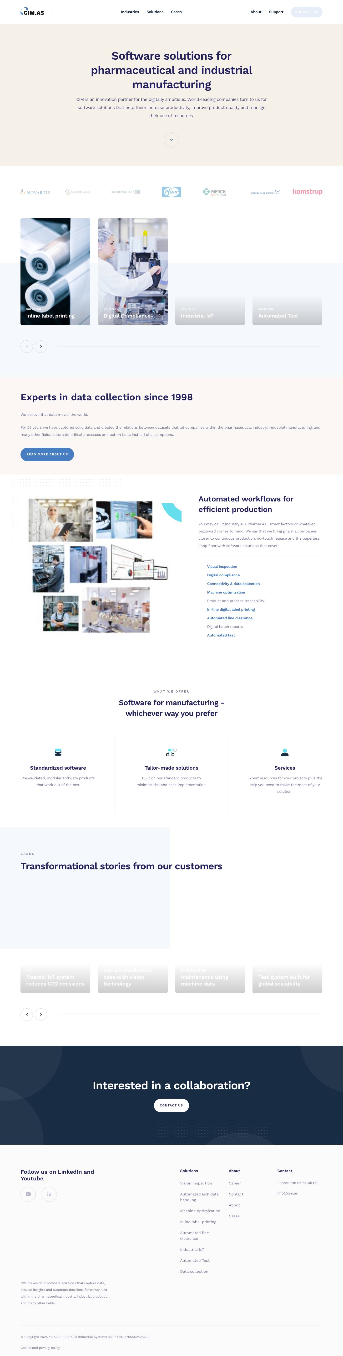 Software for manufacturing | CIM.AS | CIM.AS - Full Screenshot