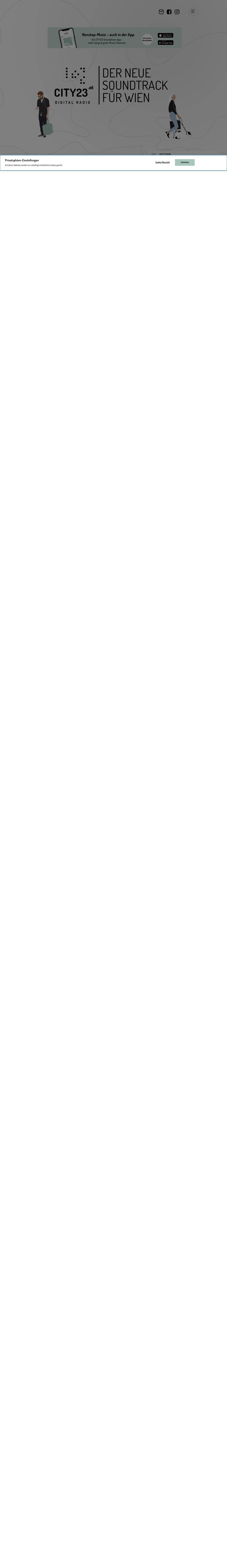 CITY23 – der neue Radiosender in Wien, ÖsterreichCity23 – der neue Soundtrack für Wien - Full Screenshot