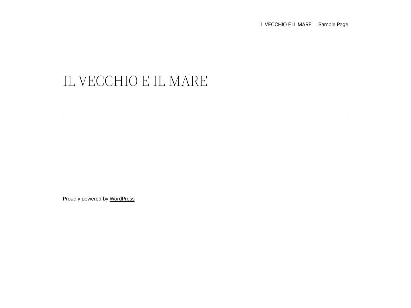 IL VECCHIO E IL MARE - - Full Screenshot