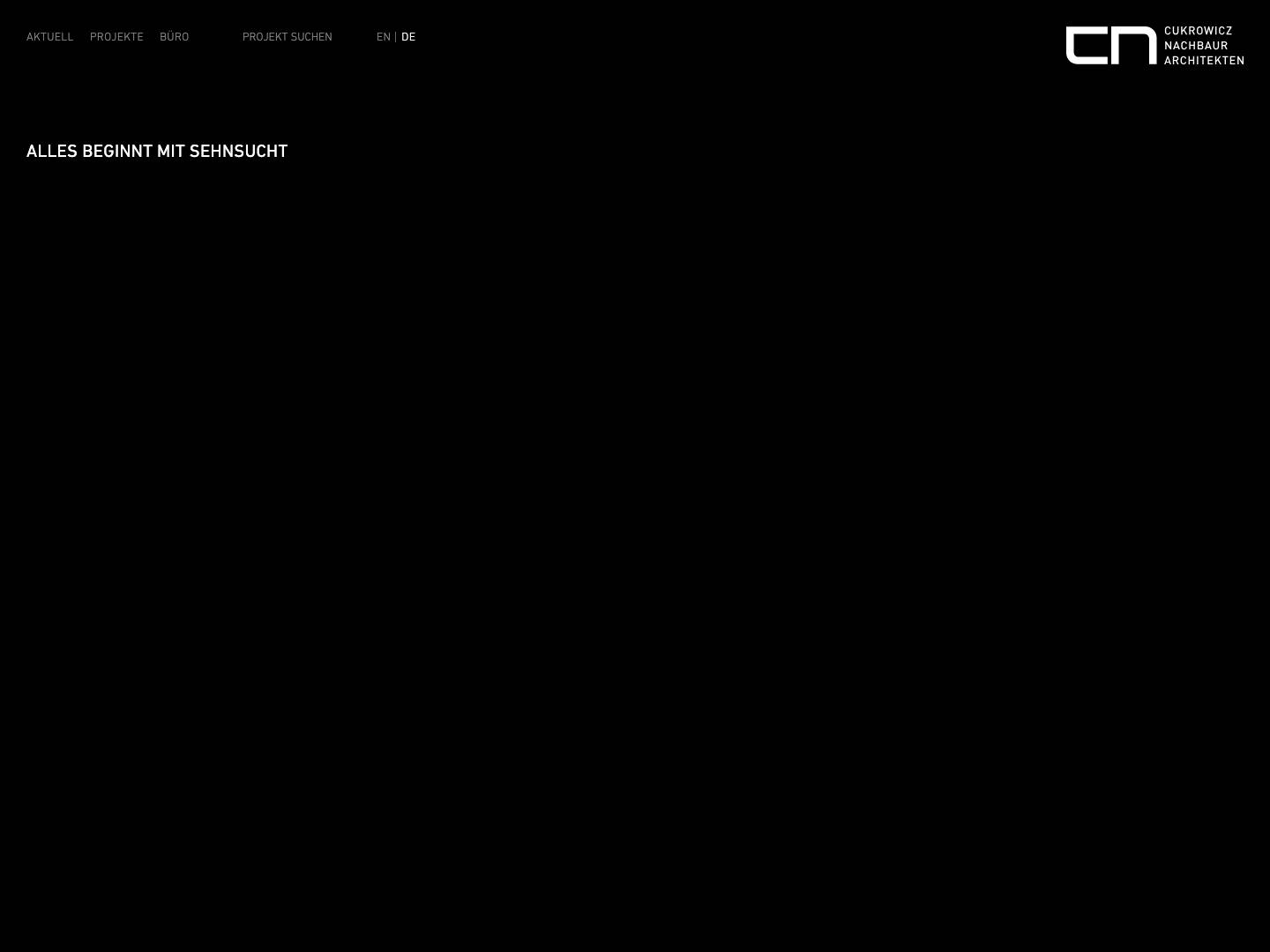 Cukrowicz Nachbaur Architekten – Architekturbüro mit Sitz in Bregenz - Full Screenshot