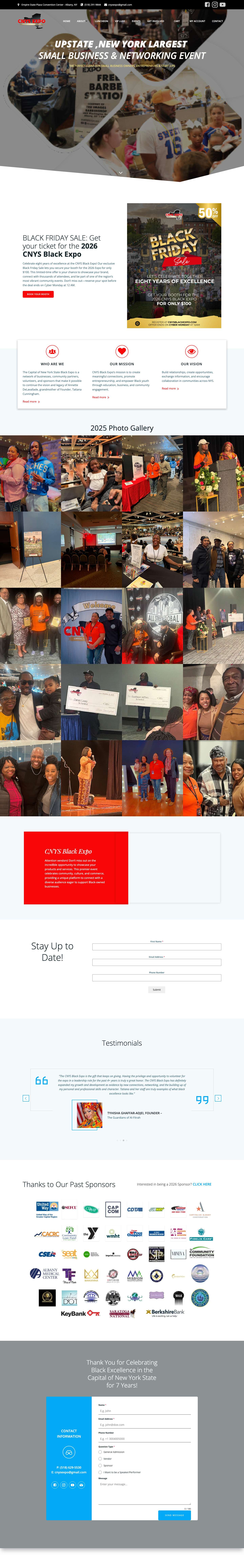 CNYS Black Expo – Albany, NY - Full Screenshot