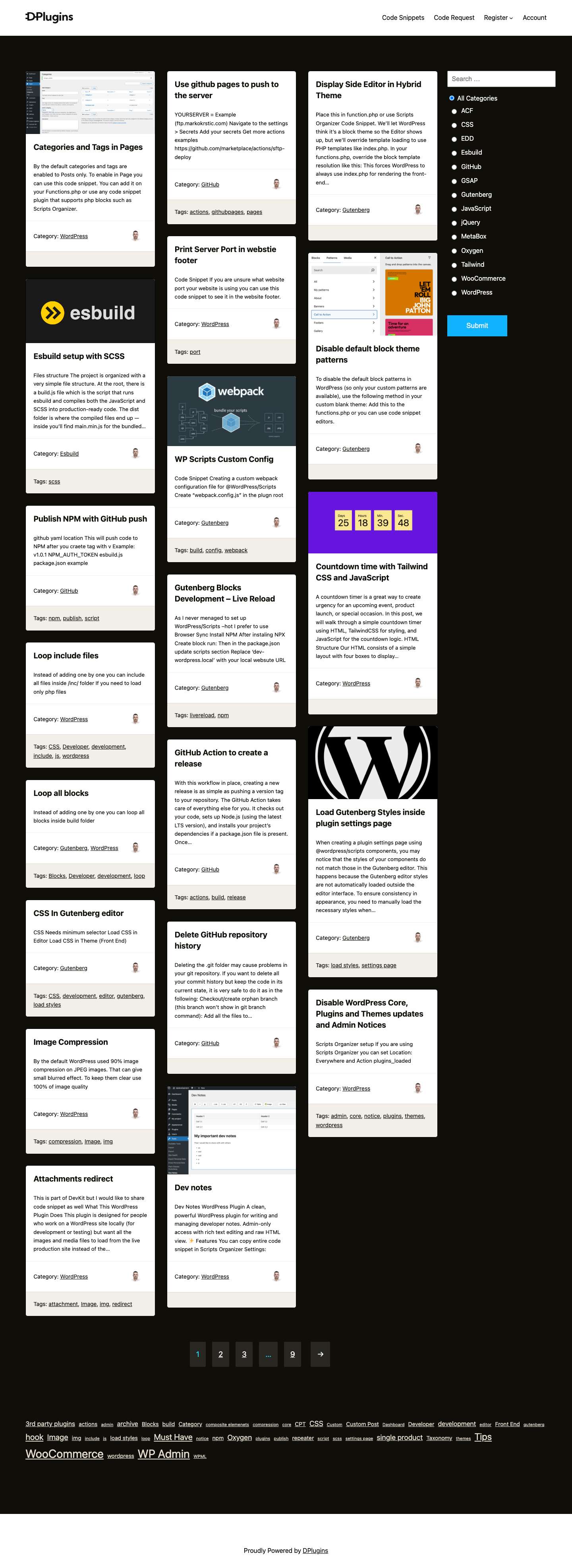 Code DPlugins – Open Source Code Database for Community - Full Screenshot