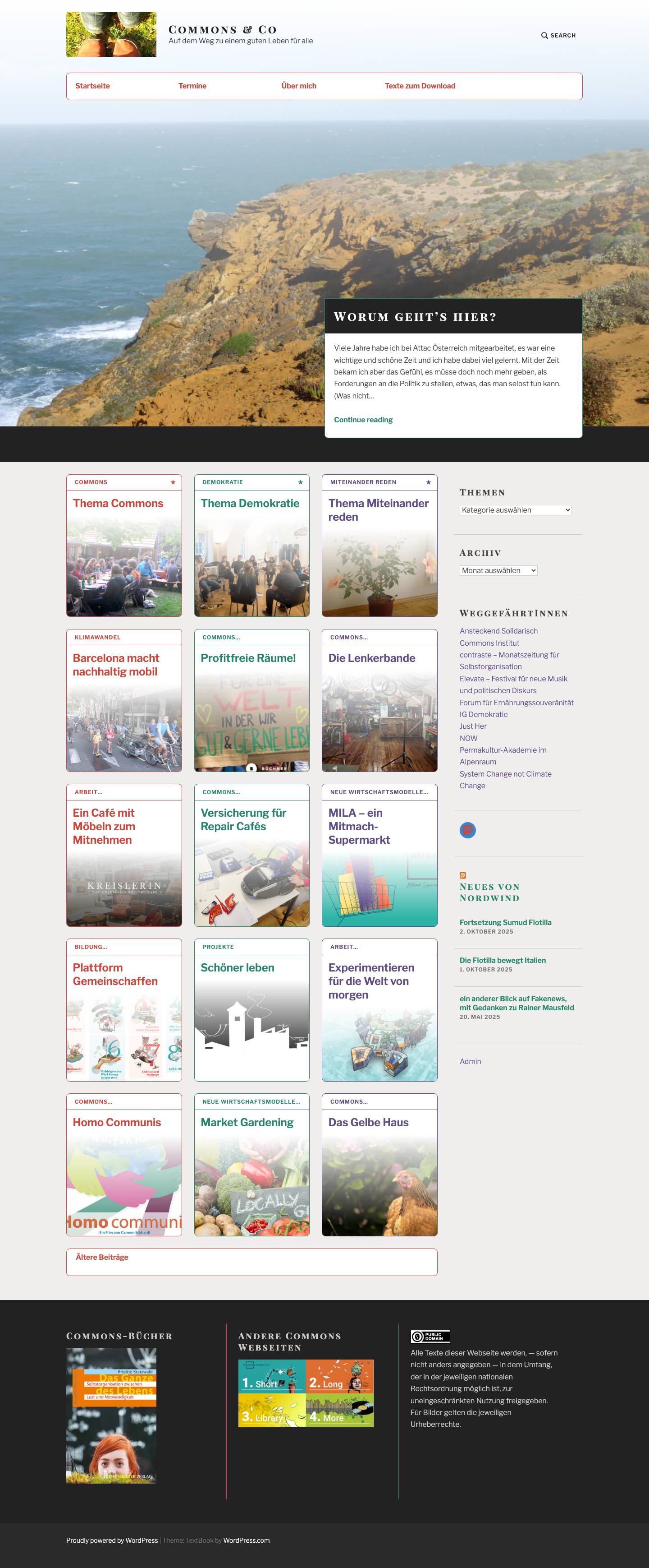 Commons & Co – Auf dem Weg zu einem guten Leben für alle - Full Screenshot