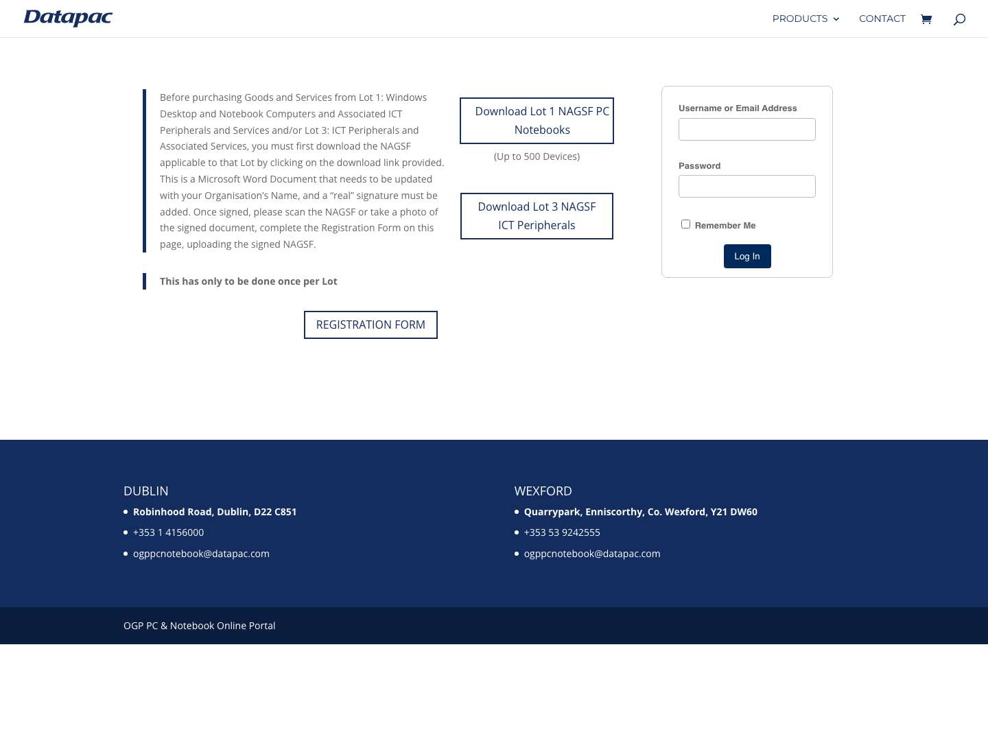 Datapac Configurator | - Full Screenshot