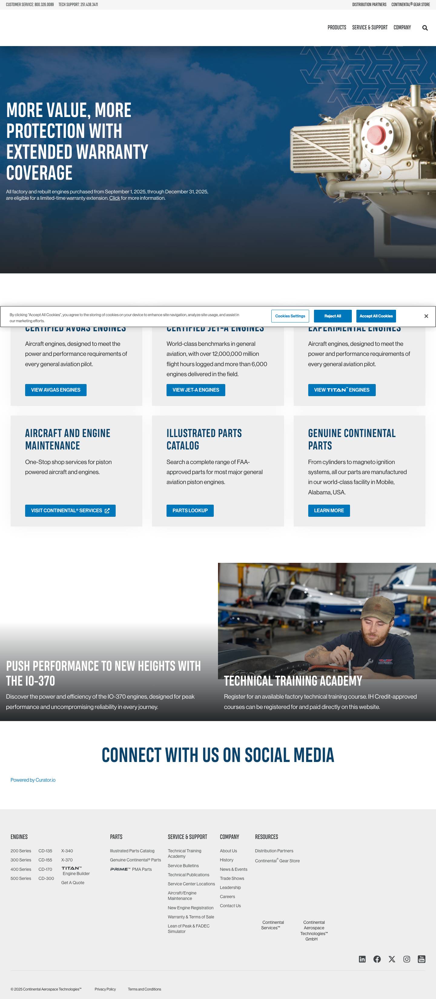 Continental Aerospace Technologies - Full Screenshot