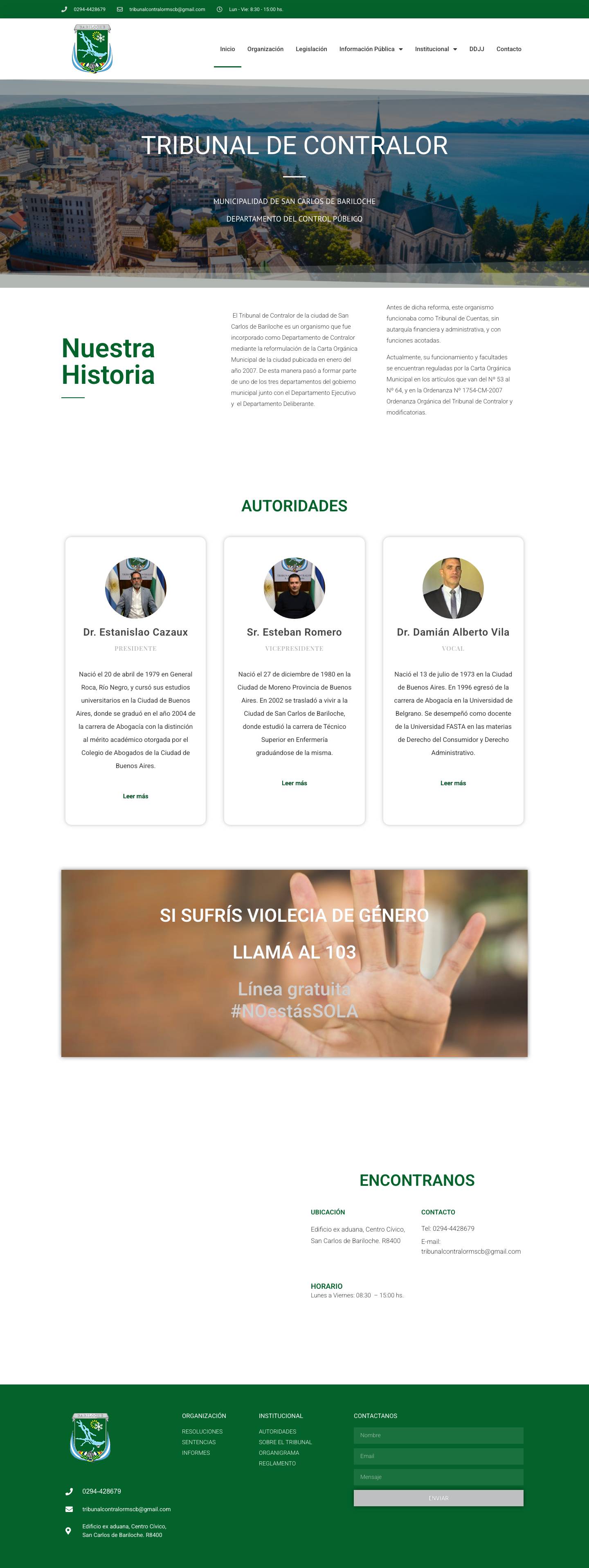 tribunaldecontralor - Full Screenshot