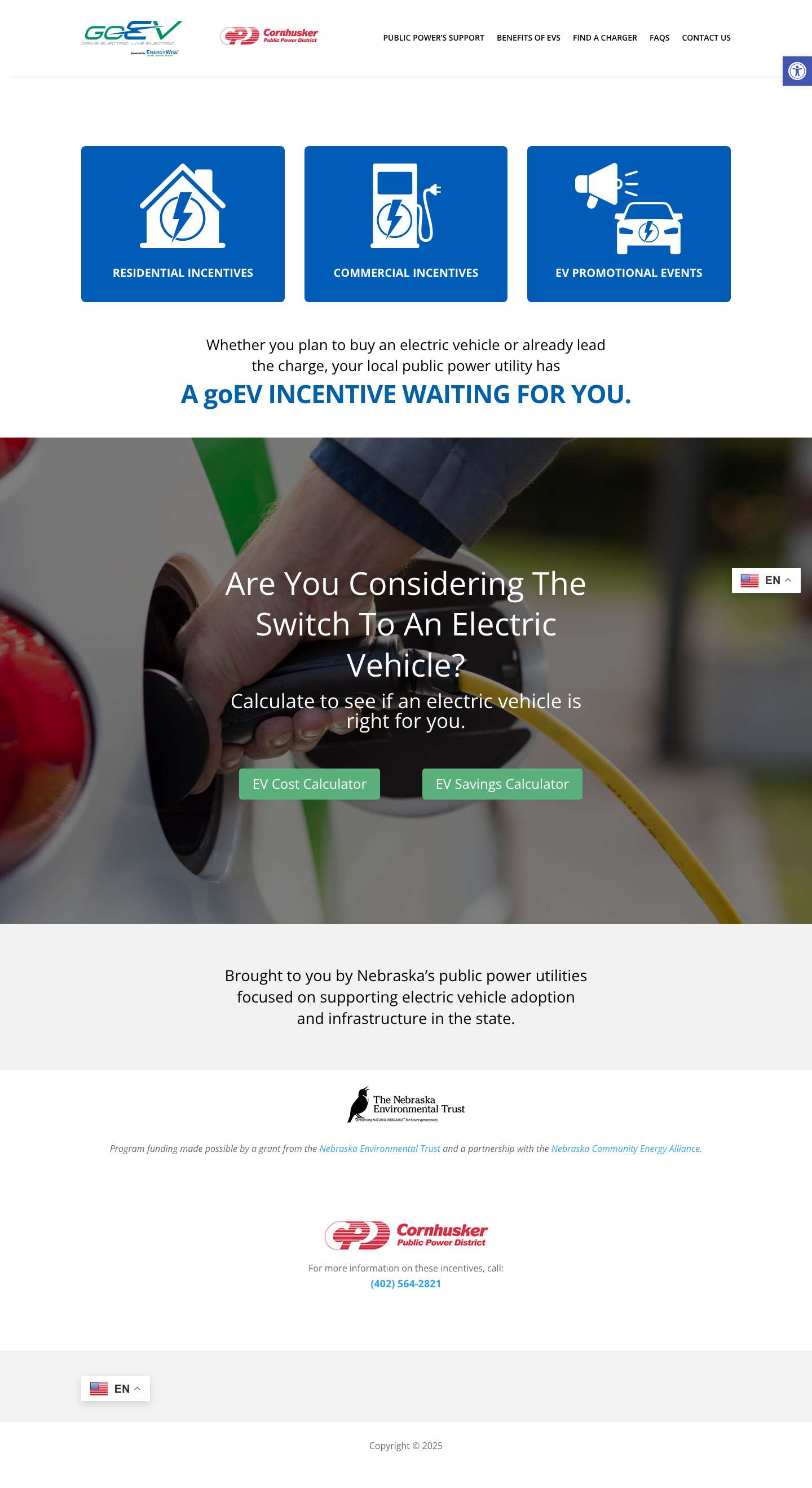 GoEV | A goEV incentive is waiting for you.Accessibility ToolsIncrease TextDecrease TextGrayscaleHigh ContrastNegative ContrastLight BackgroundLinks UnderlineReadable FontReset - Full Screenshot