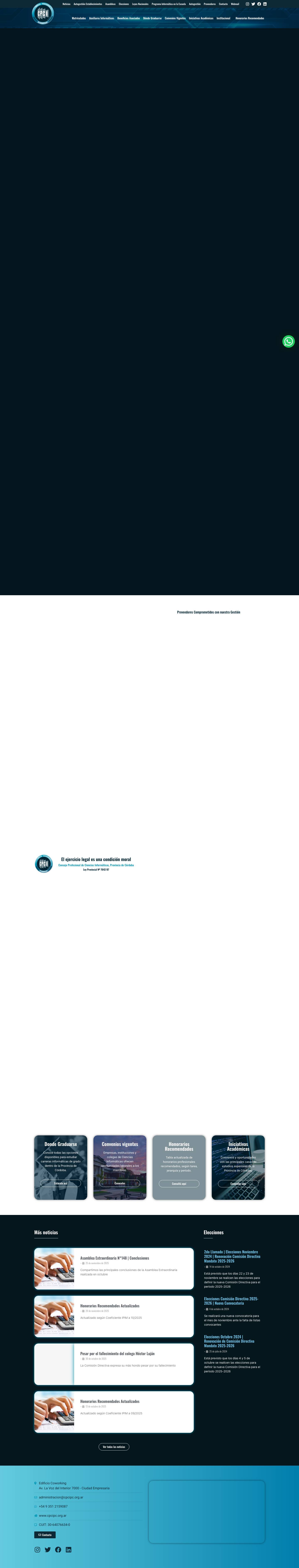 CPCI – cpcipc.ar - Full Screenshot